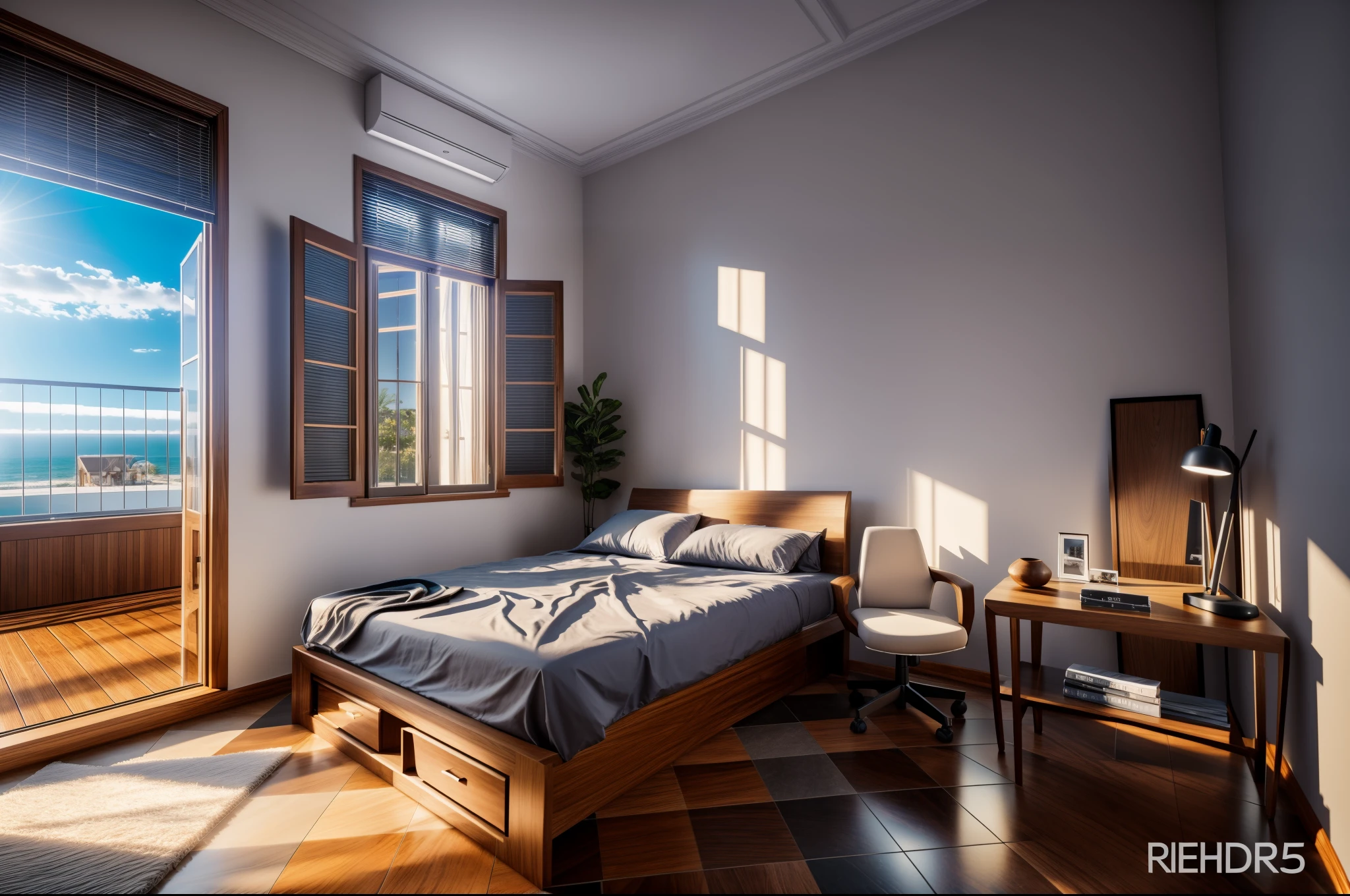 Real-photos , modern bedroom,stunning-design, modern-style, shadows, volumetric lighting, shadows, high end photography, fidelity, bright details, sharp, unique, award winning photography, Canon EOS 5D Mark IV DSLR camera, f/ 6, ISO 100, 1/ 250 sec, uhd, 8k, natural soft light Of course, best quality, Super high resolution