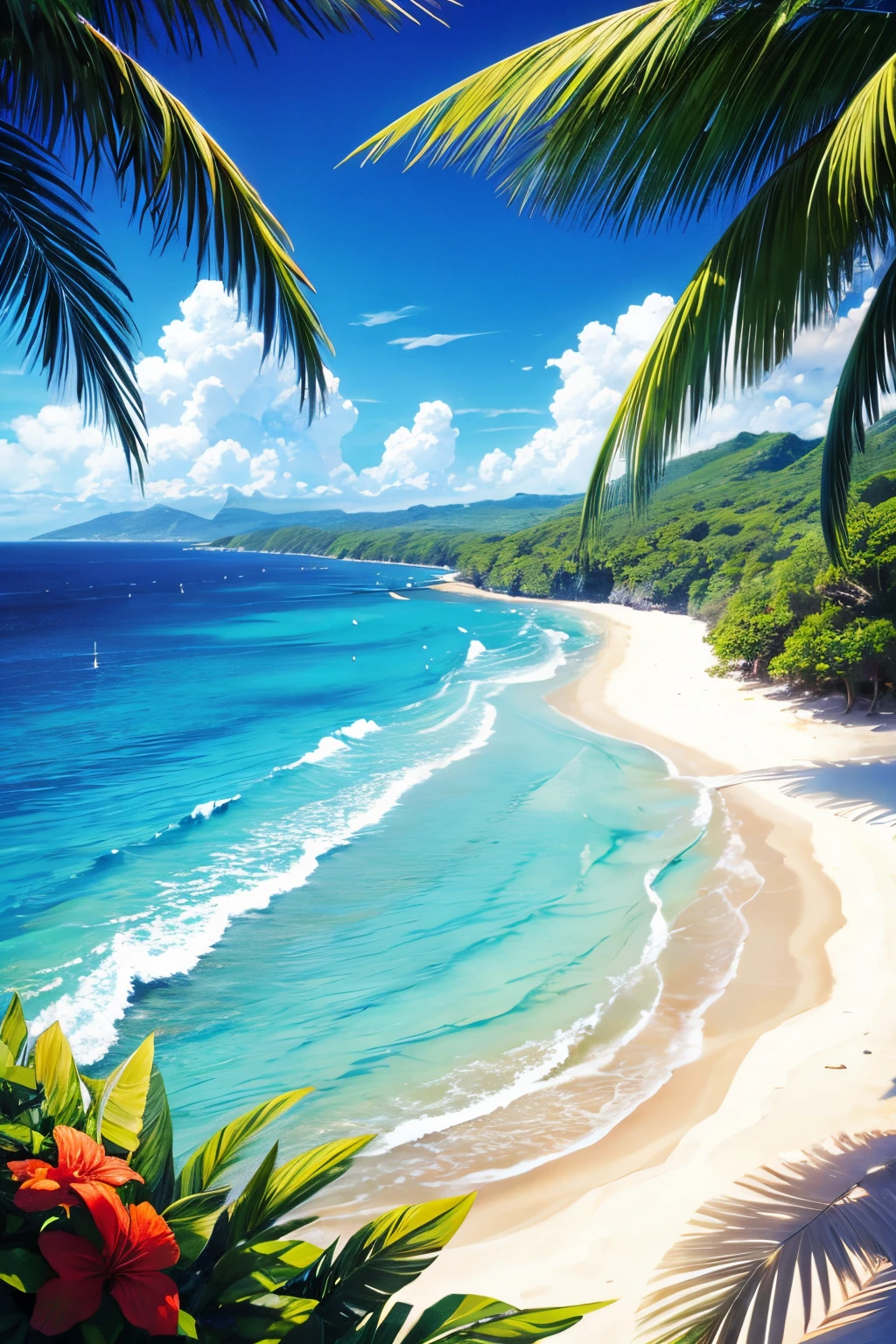 Beautiful paradise beach