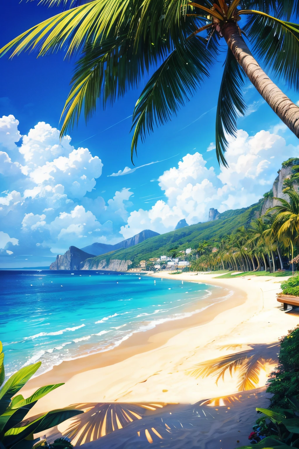 Beautiful paradise beach