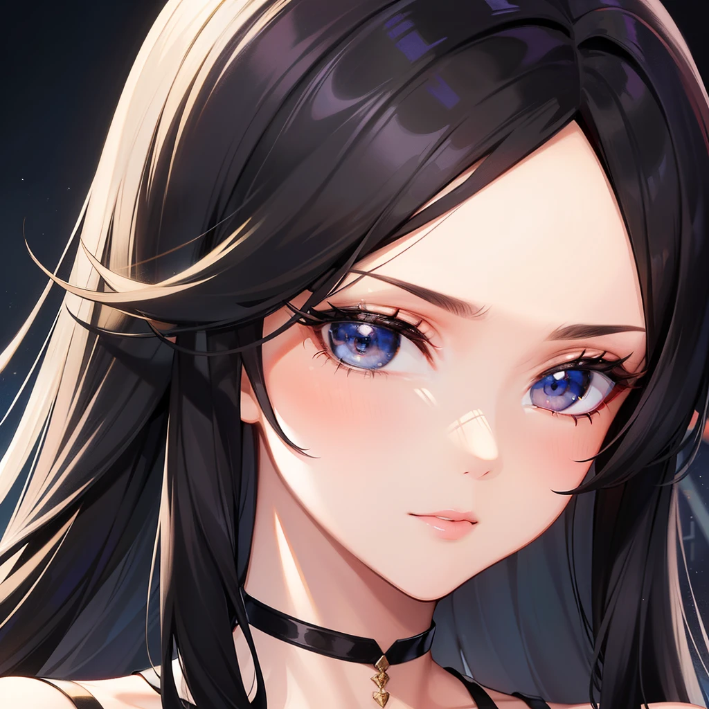 A pretty, gorgeous lady, with long black hair and black eyes, wearing a classy clothes, a celebrity in modern era, close up.