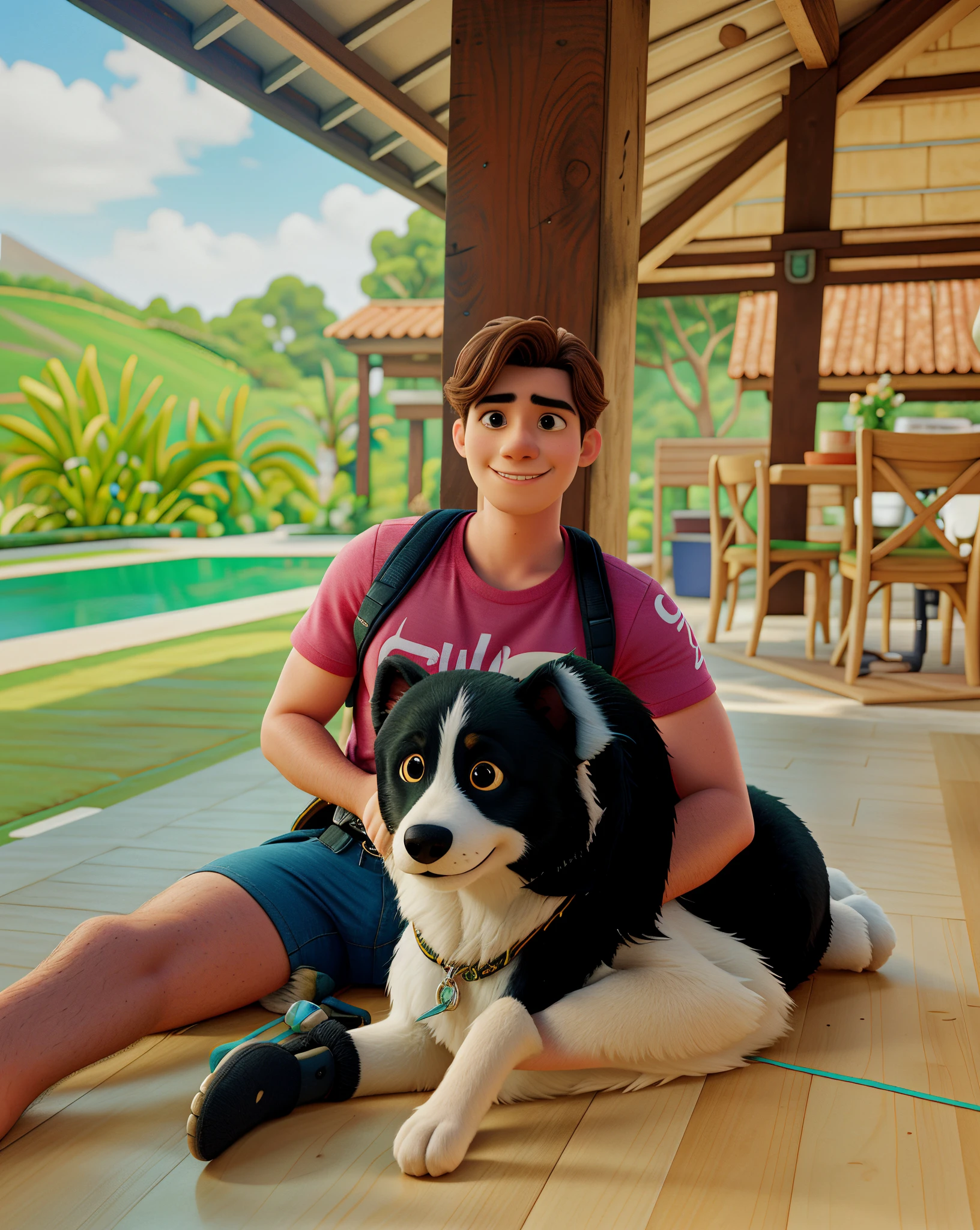 dog sling, sling, cachorro boca aberta