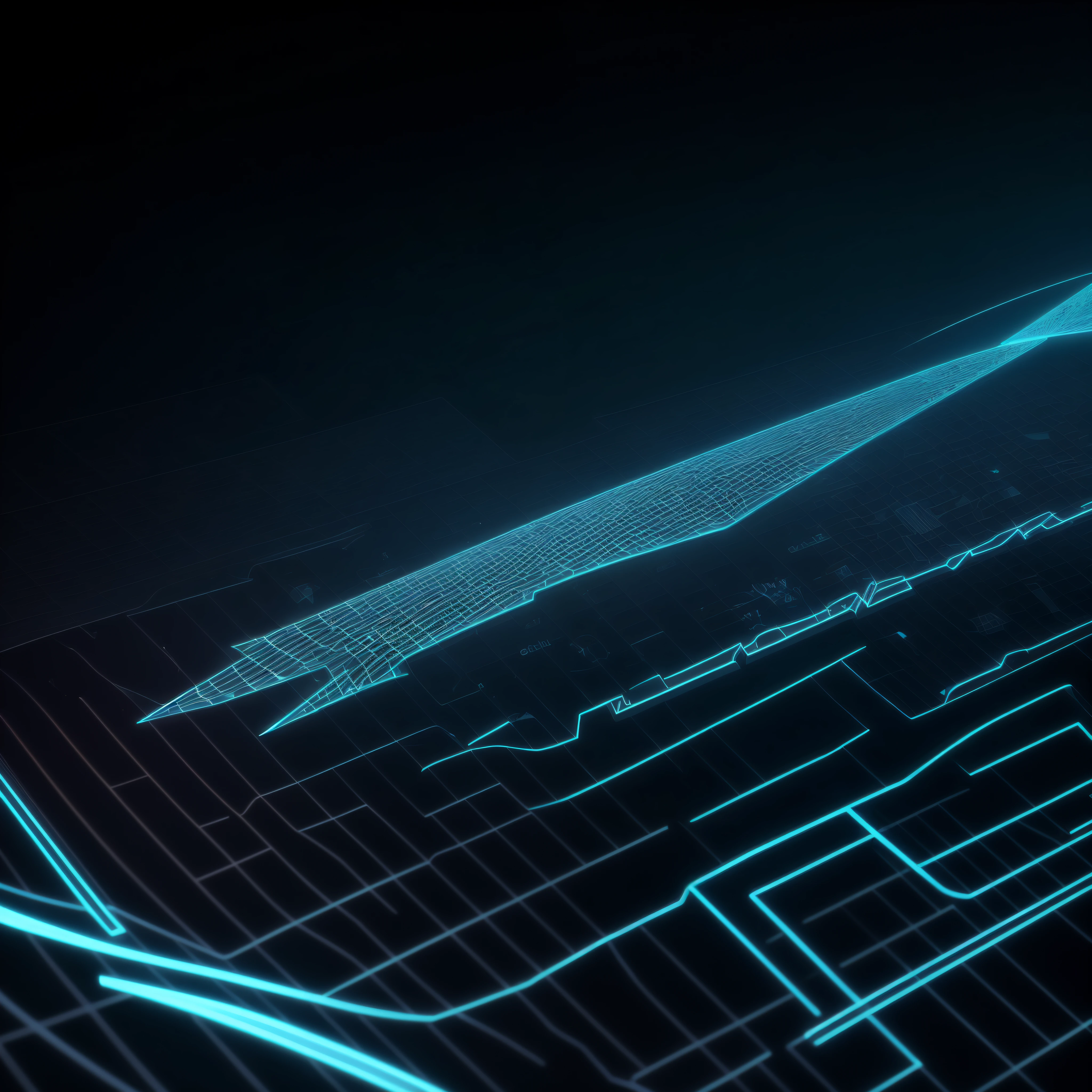 Engaging 3D visualization featuring stunning graphs、glinting
