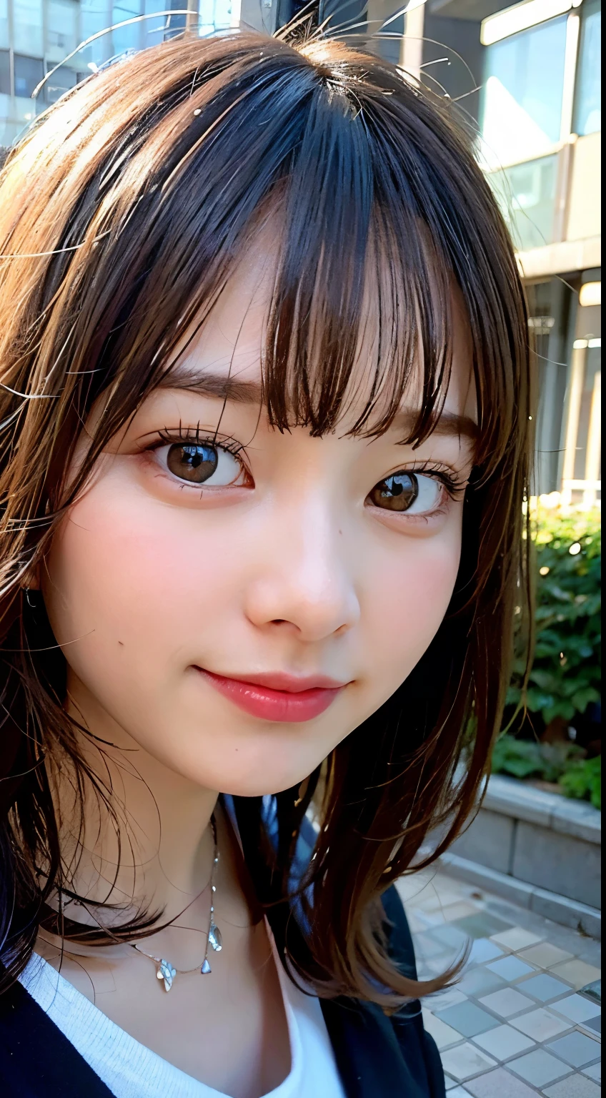 (8K, Raw photo:1.2)Detailed face and eyes,Best Quality, 超A high resolution, Highly detailed ,intricate detailes ,masutepiece ,Cute Girl , Soft cinematic light, Hyper-detailing,foco nítido, High quality,student clothes, dripping from,