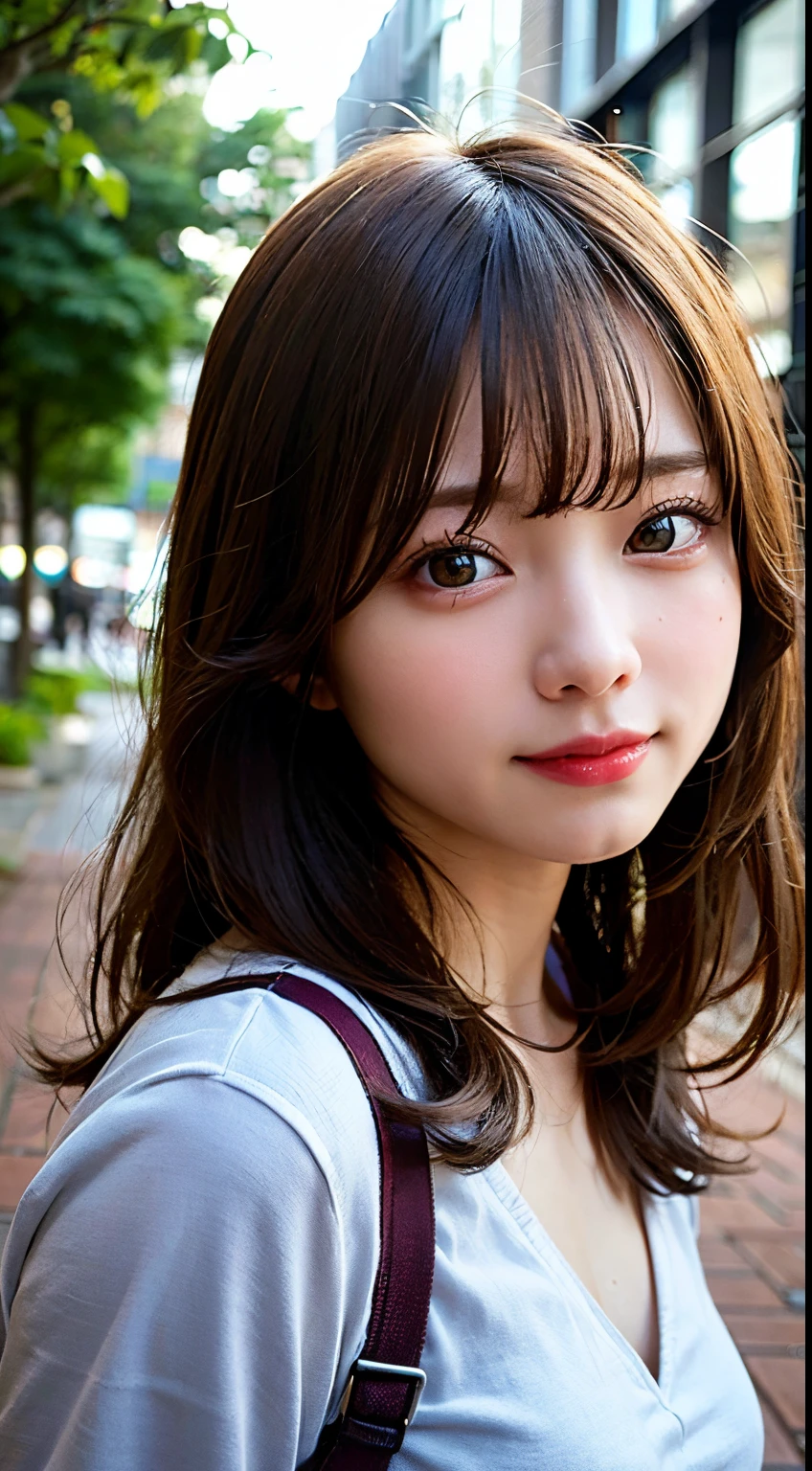 (8K, Raw photo:1.2)Detailed face and eyes,Best Quality, 超A high resolution, Highly detailed ,intricate detailes ,masutepiece ,Cute Girl , Soft cinematic light, Hyper-detailing,foco nítido, High quality,student clothes,  dripping from,