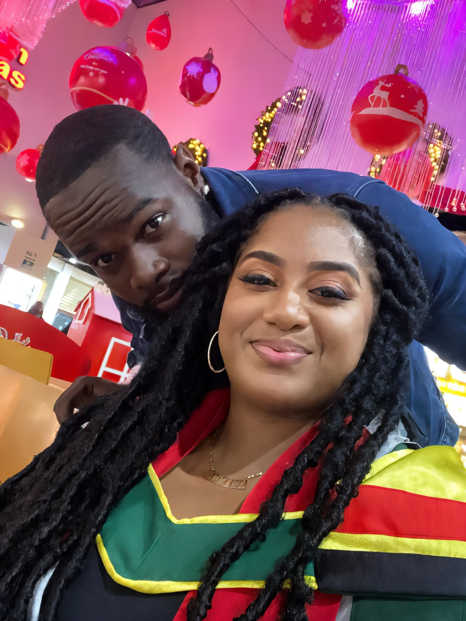 Ai image of a man and woman posing for a picture in a store, profile image, ๐คฌ ๐คฎ ๐ ๐, ๐ญ๐คฎ ๐, taken in the early 2020s, ๐ญ ๐คฎ ๐ ๐, profile picture, lovely couple, by Jeka Kemp, edited, lady kima, album photo, taken in 2 0 2 0