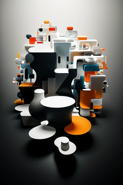 ((Artistic Masterpiece)),((abstract painting)),((Avant-garde)),(contemporary art), Temporary art, design. (Geometric and organic shapes), (plane), (trigonometry and fractals). Modern architectural forms. Project.
High quality. Wide format 8K. Restrained range of colors. Clarity of forms.