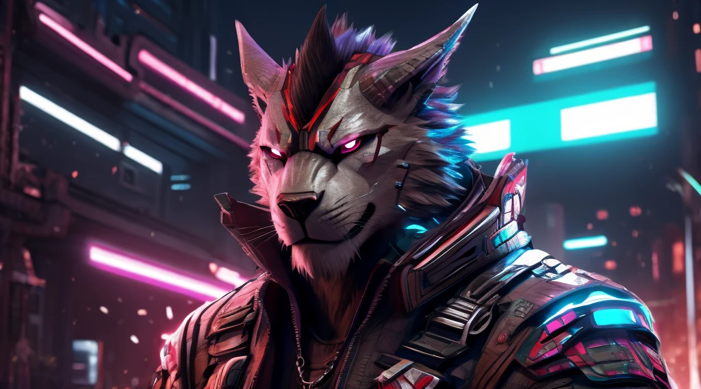 manticore,cyber punk perssonage