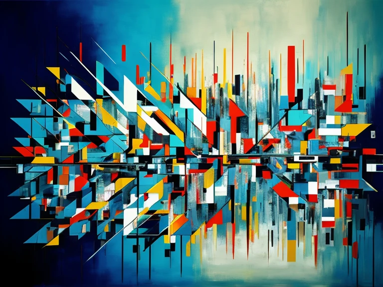 ((Artistic Masterpiece)),((abstract painting)),((Avant-garde)),(contemporary art),bright color contrasts,diagonal composition, Temporary art, design. (Mix of Geometrical and organical shapes), (plane), (mix of abstract geometry with drift painting). Project. 02_(High quality), (graphic drawing), (laconic, clear silhouette), (Clear graphic line - color graphics), (drawn surrealistic style), high artistic quality of the image.