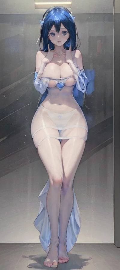 ((above shoulder,facial closeups)), Bigboobs, looking at viewert, ultra-realistic realism, Ghibli-style colors, Ghibli-style colors, japanese manga, Standing Picture, angle of view, foreshortening, foreshortening, 8K, super detailing,All women have big breasts,Endless realism, cellshading,,character sheets, reference sheet, Standing Picture, 8K, super detailing, 1080p, Women HD,femele, 16k, A high resolution, Best quality at best, high high quality, Anatomically correct, tmasterpiece, Acura, hyper HD,as elegant as a swan,unreal-engine, Ghibli-style colors, japanese manga, Standing Picture, angle of view,battle armor,ssee-through,Lace skirt,Blue hair,red - eyed,Sexy big breasts,Transparent tulle clothes