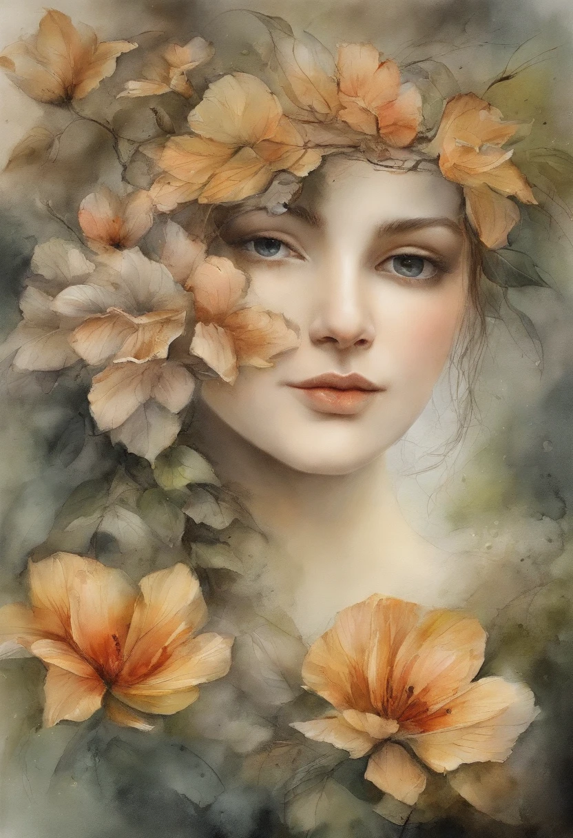 (double contact:1.4),Girl's face,deep forest trees,Close-up cleavage,((Best quality at best)), ((tmasterpiece)), Enhanced dynamic viewing angle,glowing effect,ultra - detailed,Works of masters,high high quality,8K分辨率,high high quality,ultra - detailed,Detailed pubic hair,Accurate,