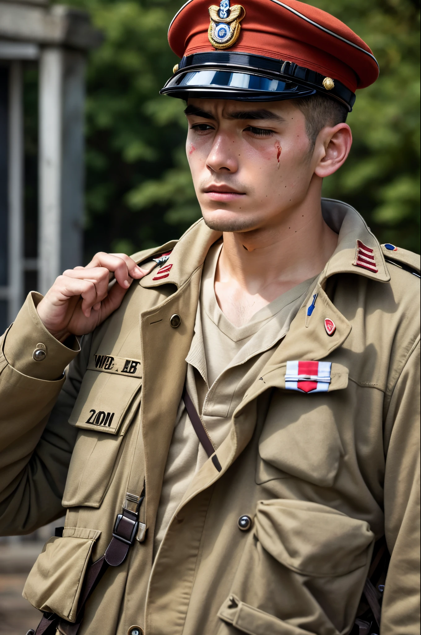 A Dead soldier in world war2