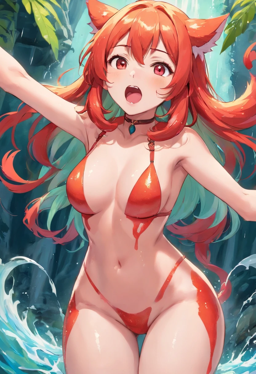 beautiful fusion monster,glans,The limbs are the palms of a frog,Carrying a turtle shell,an anthropomorphic turtle,A warrior,fantastic color,natural,Take the Seeking Trident,Hajime stands on the sea with his hips crossed.02’’ Not only was she forced to drink a powerful aphrodisiac, but the aphrodisiac was evenly applied to her pussy, turning her entire body into an erogenous zone. Her whole body was dyed an abnormally deep red, and the inside of her pussy was glowing hot. Three penises were inside her pussy. The molester, who knows everything about a woman's weaknesses with his fingers, stirs her in all directions with his exquisite fingers, making her feel an intense pleasure that she has never felt before.、The molester continued to stir and give her such intense pleasure for over an hour using exquisite fingering with three fingers.、A wet pussy that looks like it's incontinent、Love juice overflowing and dripping down to the knees、A large erect clitoris that is exposed from the foreskin、Inverted nipples that are erect and asserting themselves、The whole body shines with a streak of sweat、She lost all her strength due to the pleasure and surrendered her body to the molester, and her consciousness became hazy, but she was screaming in joy and going crazy because of the immense pleasure that was being given to her.、She was forced to endure the intense pleasure given to her by the molester's long-lasting caress, and she desperately endured the unwanted pleasure, but her legs were spread wide to the left and right, and the molester's long, extremely thick cock curved up. When I inserted it into her dripping wet pussy, her love juices were gushing out from the side of her panties, and when I penetrated her, she finally closed her eyes.『Not anymore orgasm orgasm I'll go〜』A close-up of the expression on his face as he screams as he reaches a violent climax and becomes captivated by a very lewd and bewitching pleasure.、low angles、