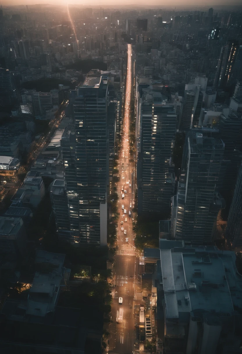 Ikebukuro of the future、Skyscraper、Sunshine City、Shooting from the sky with a drone、Newly built Sunshine 60
