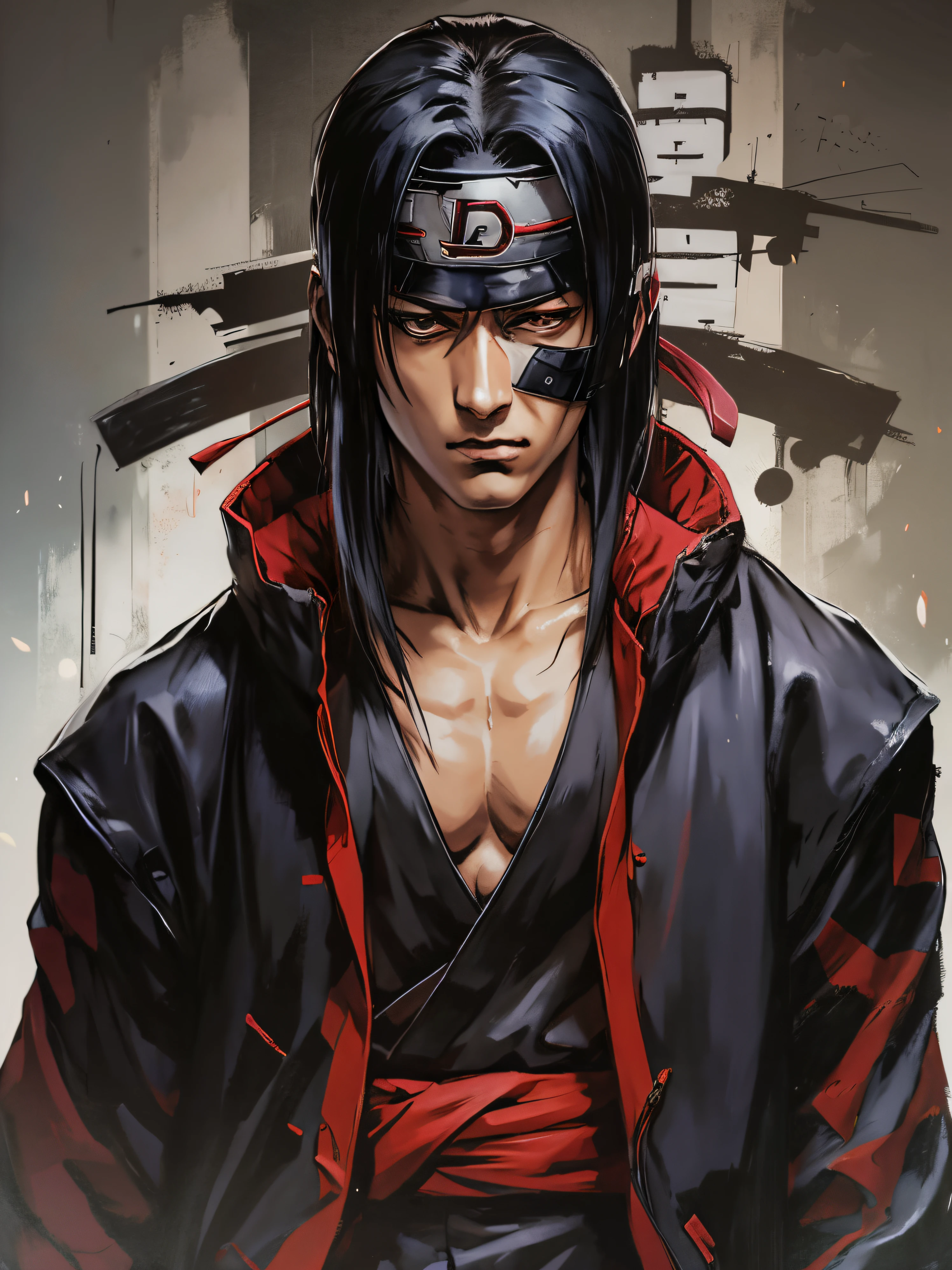 itachi street wear gangster comic style