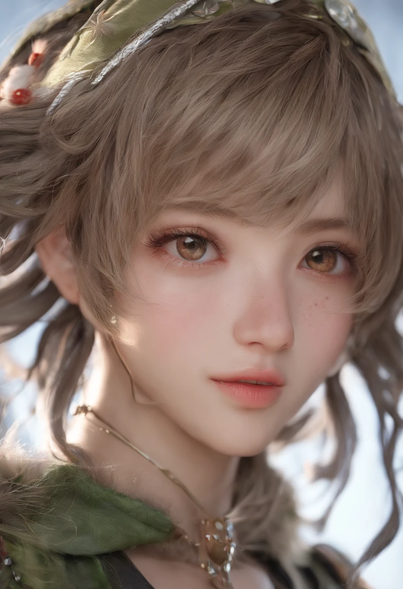 （double contact：1.4），Girl's face，deep forest trees，Close-up cleavage，（（Best quality））， （（tmasterpiece））， Enhanced dynamic viewing angle，glowing effect，ultra - detailed，Works of masters，high high quality，8K分辨率，high high quality，ultra - detailed，Detailed pubic hair，Accurate，