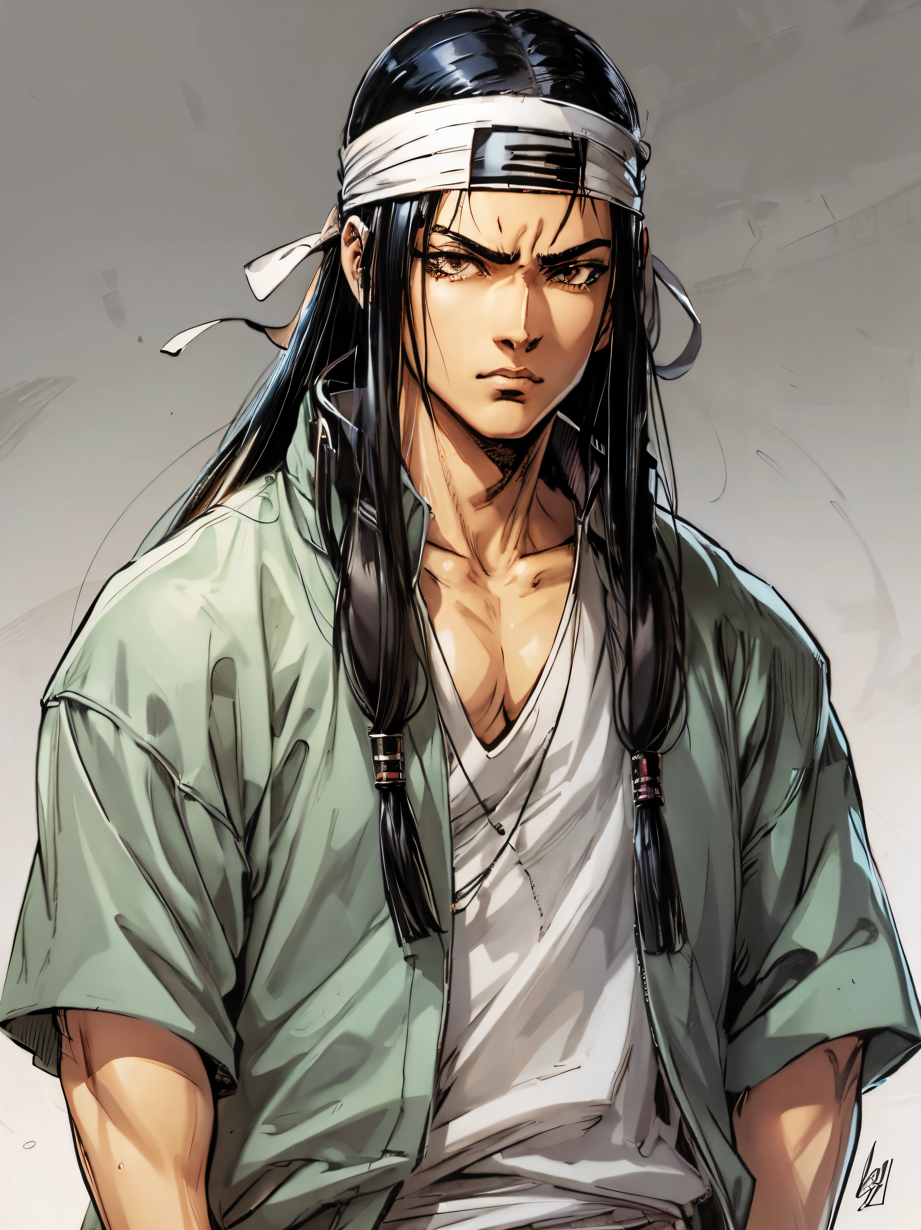 neji street wear gangster comic style