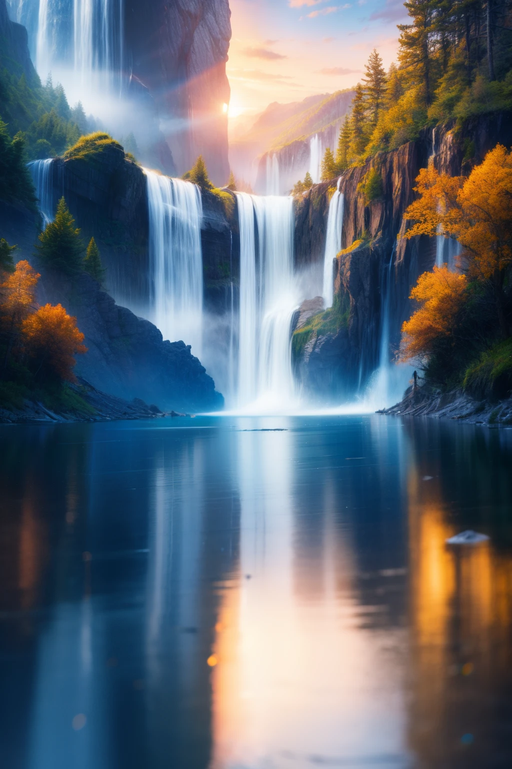 beautiful natural places,worth traveling, F/2.8, 85mm, Nikon, super detailing, Award-Awarded, tmasterpiece, A high resolution, 16k, 8K