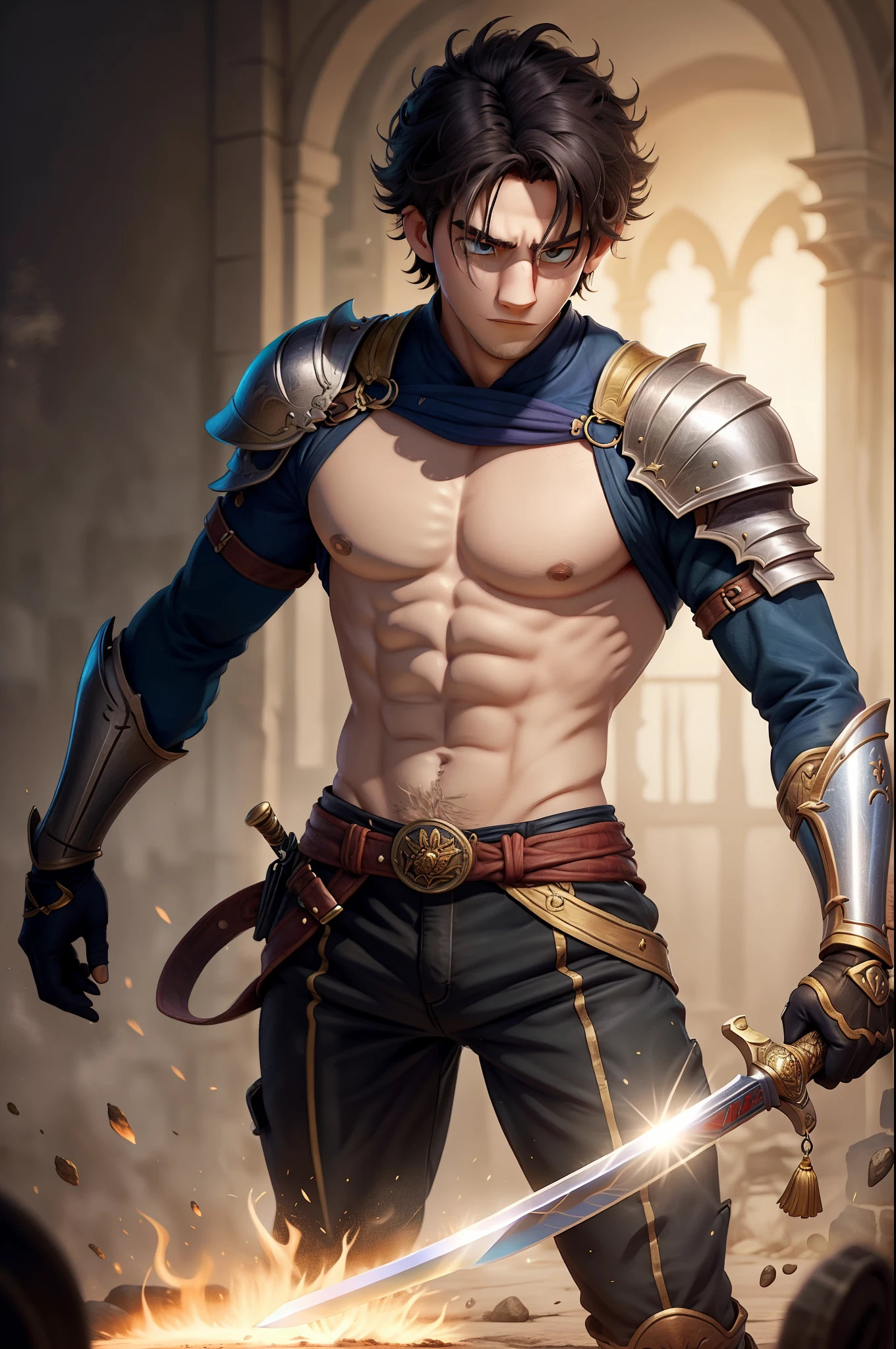 Our world is a magical world where swords and magic can magically turn into reality. In this world, there is a man named Kieran, Kieran is a passionate young swordsman with a passion for discovering the power of swords and magic.