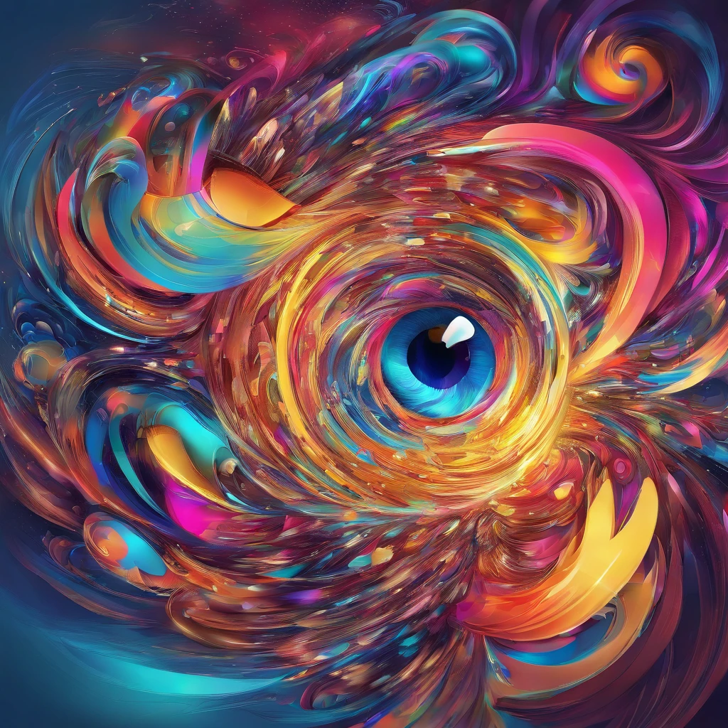 (best quality,4k,8k,highres,masterpiece:1.2),ultra-detailed,(realistic,photorealistic,photo-realistic:1.37),colorful, vibrant, dynamic, abstract eye, bright colors, swirling patterns, intricate details, mesmerizing, 3D rendering, digital art, surreal, otherworldly lighting.