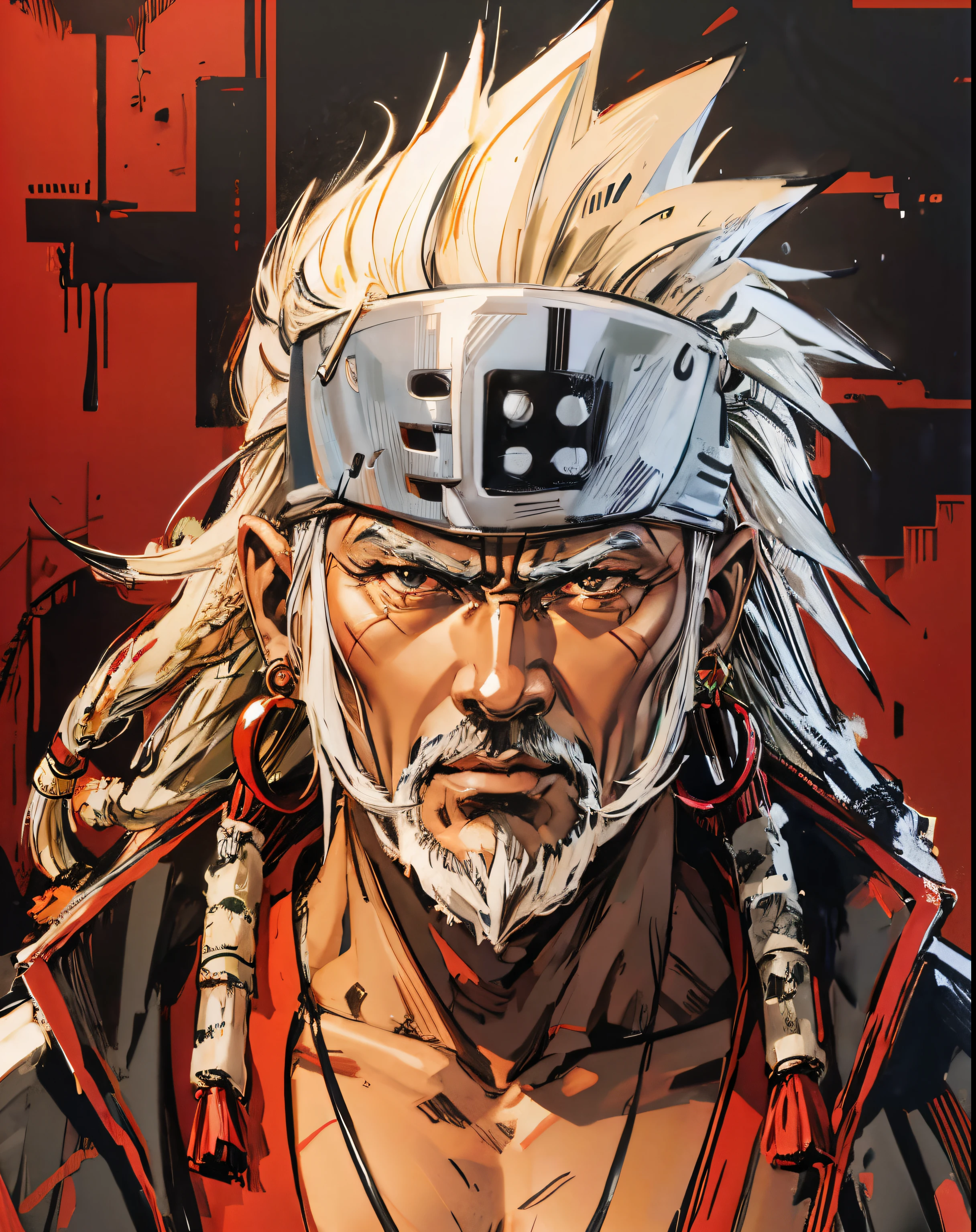 Jiraiya old rasta, earings