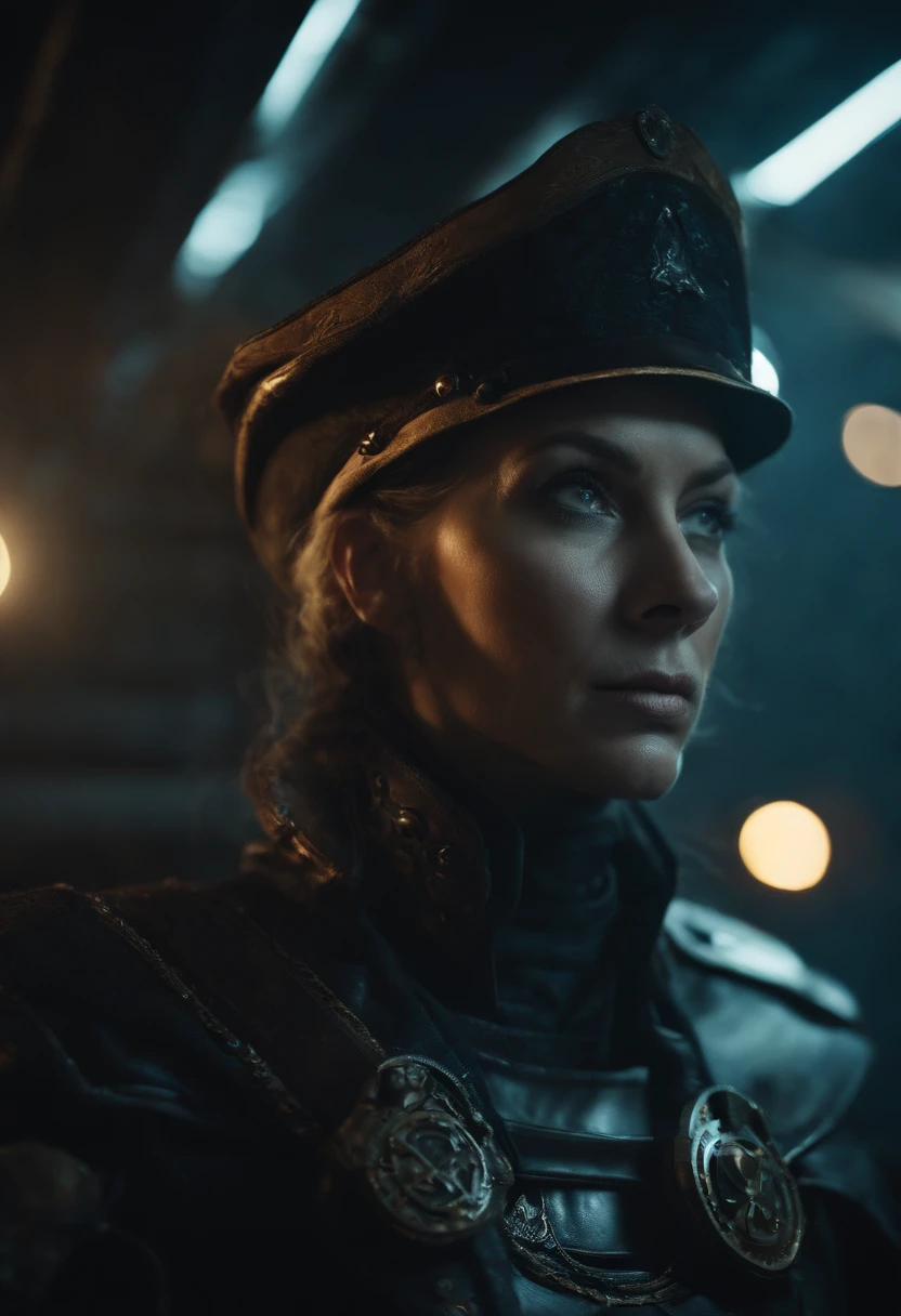 Cinematic portraits of Futuristic space pirates from the year 2741, intricate detail, pirate themed, dirty