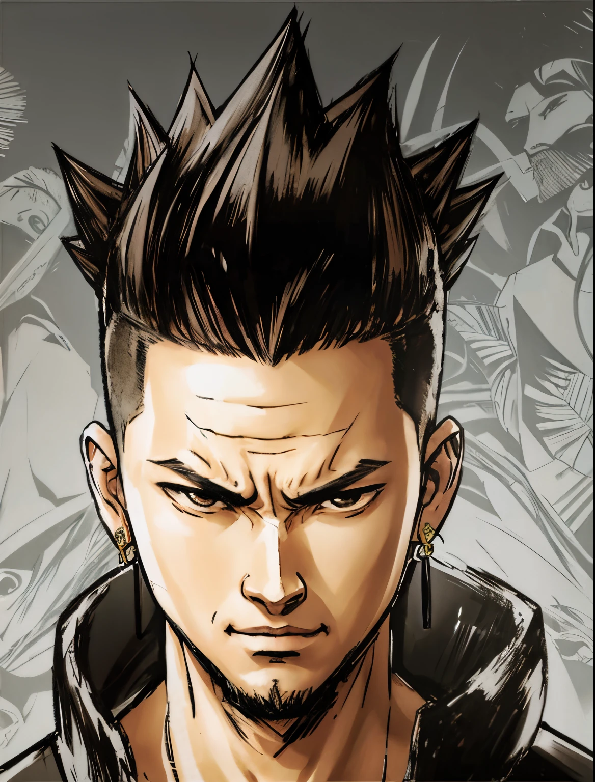 shikamaru, earings