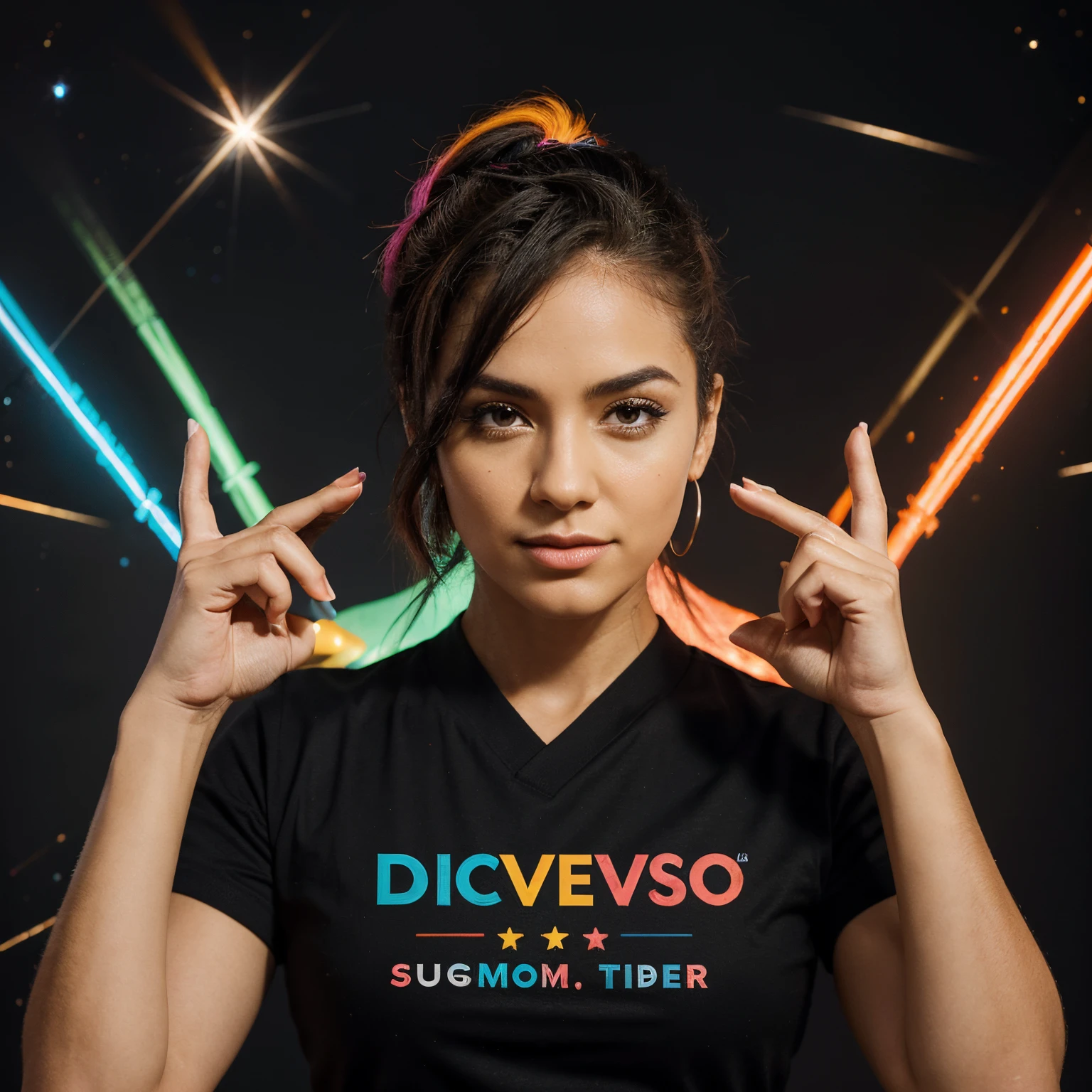 Create a logo for a business called DicaVerso using colors that convey confidence, dynamism and versatility. Using references that refer to health, education, viagem, cultura, receitas, bem-estar, lazer. A logo that conveys the idea of a universe of tips on different things in one place.