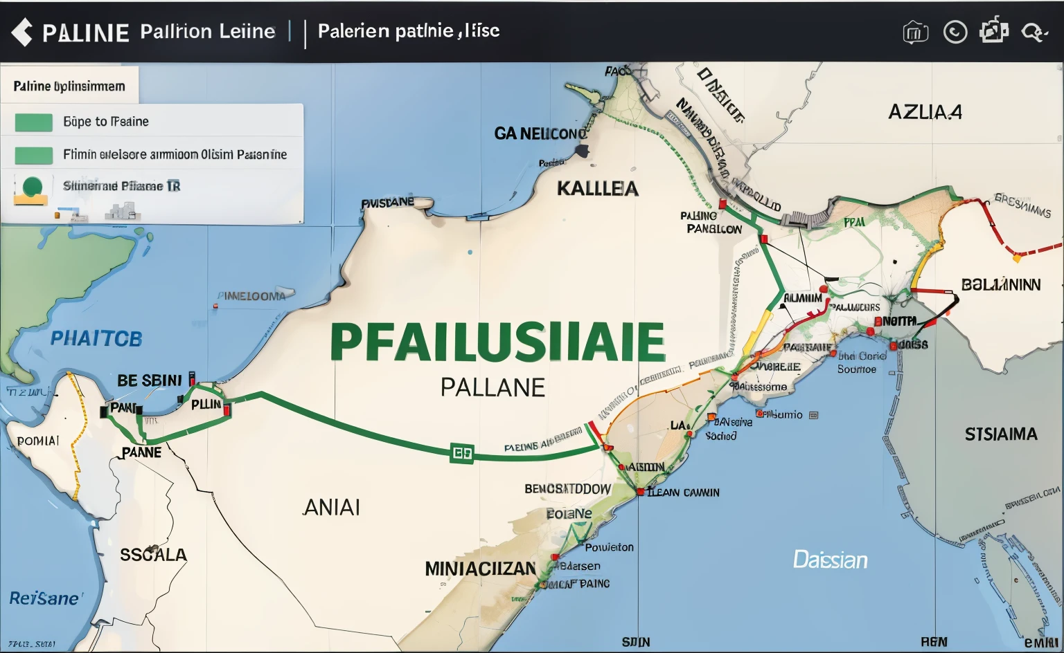 I want to print the name "Palestine" on my ti-short. So give me some designs of this name with a maps of Palestine in it