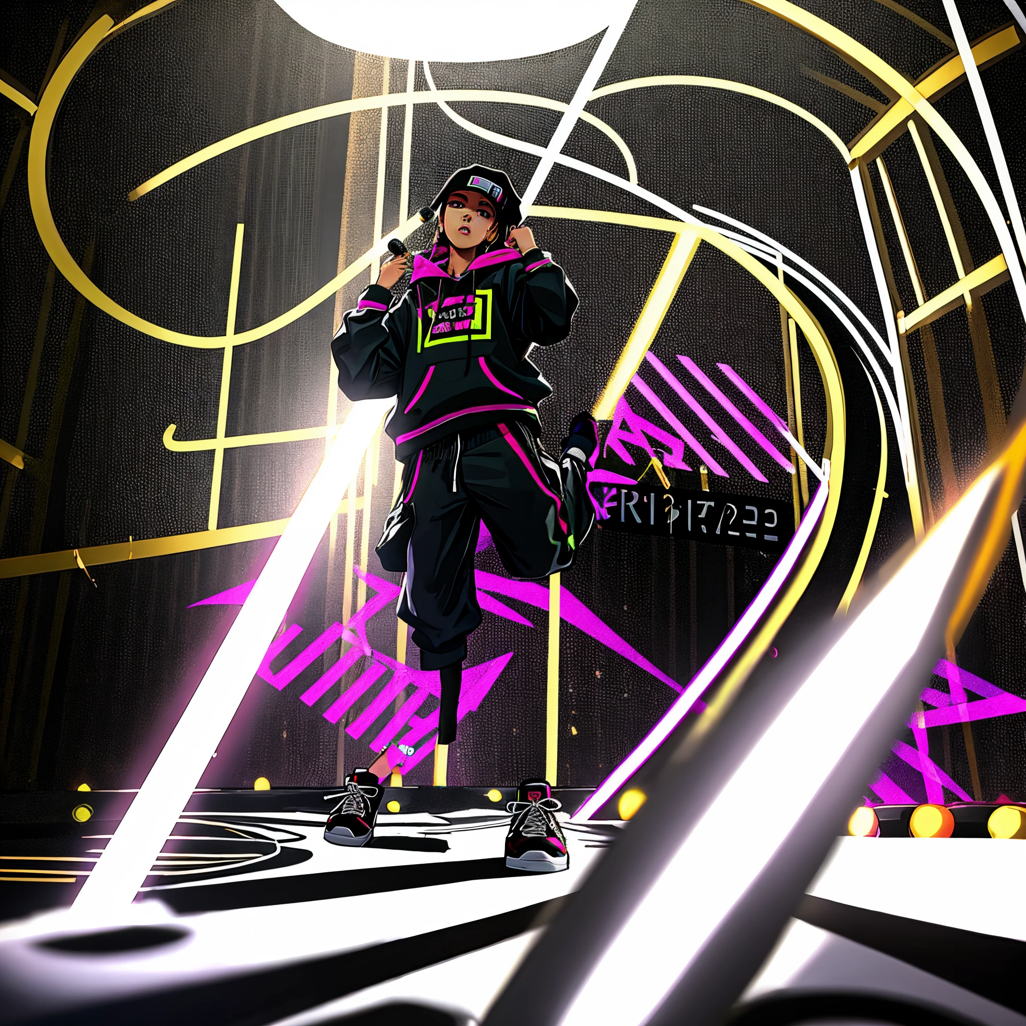 underground rave, y2k rapper vibe, fisheye, kanye