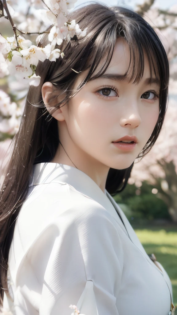 A girl with flowers in her hair, chinese girl, asian, 4K highly detailed digital art, beautiful digital artwork, beautiful art UHD 4K, beautiful digital illustration, gorgeous digital art, 4K detailed digital art, realistic digital art 4K, beautiful digital art, cute detailed digital art, stunning digital illustration, 8K high quality detailed art