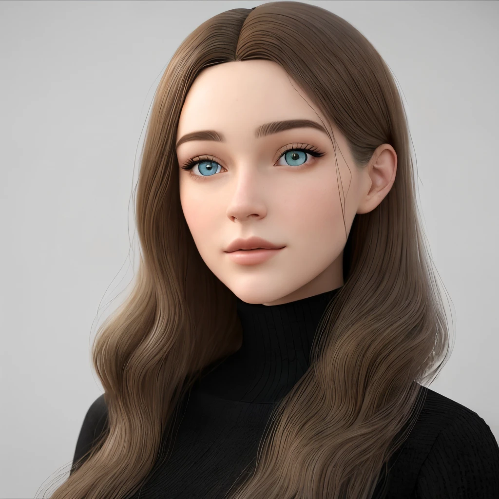 Very beautiful realistic young woman. She looks real. She looks like a normal, basic person. She is very realistic looking. She does not look like artwork. She does not look like she was generated by AI. She does not look like she was made by a computer. She does not look drawn. She looks like a normal human. She looks human.