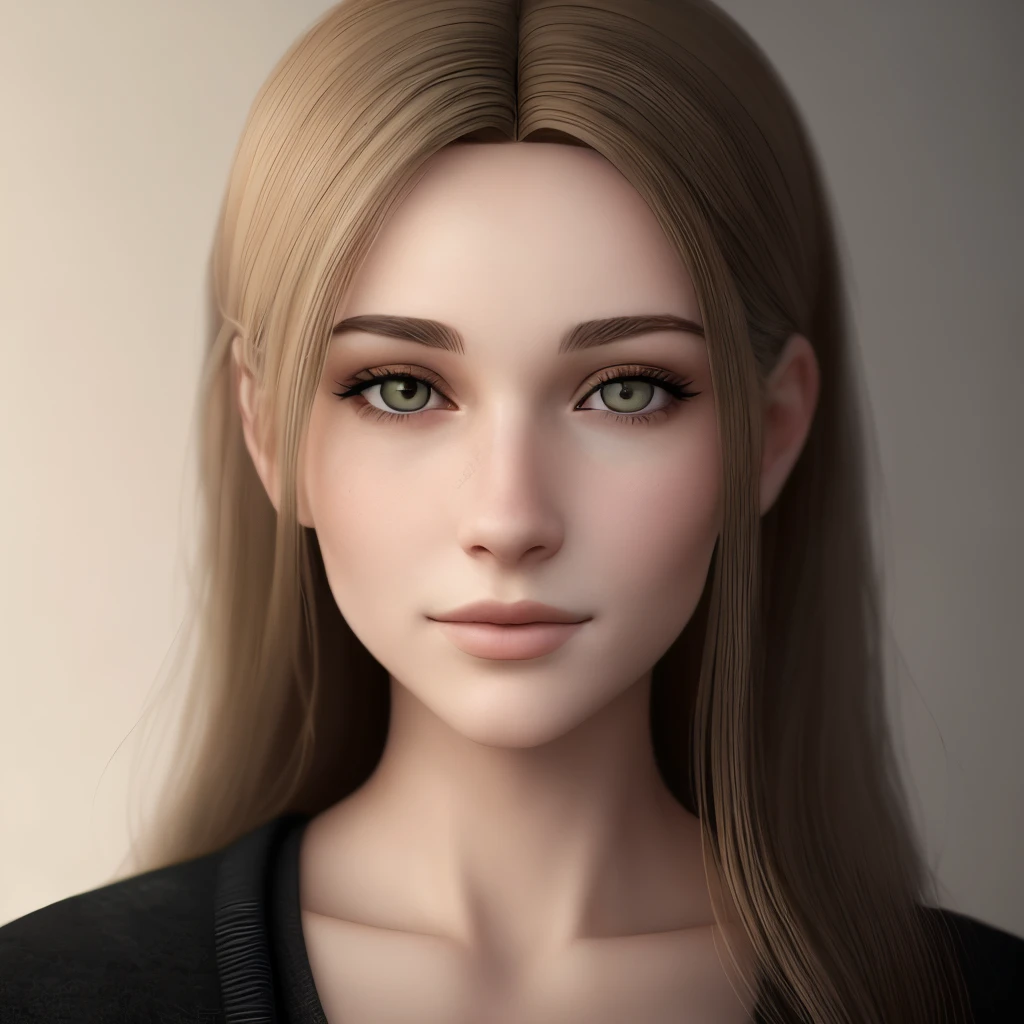 Very beautiful realistic young woman. She looks real. She looks like a normal, basic person. She is very realistic looking. She does not look like artwork. She does not look like she was generated by AI. She does not look like she was made by a computer. She does not look drawn. She looks like a normal human. She looks human.