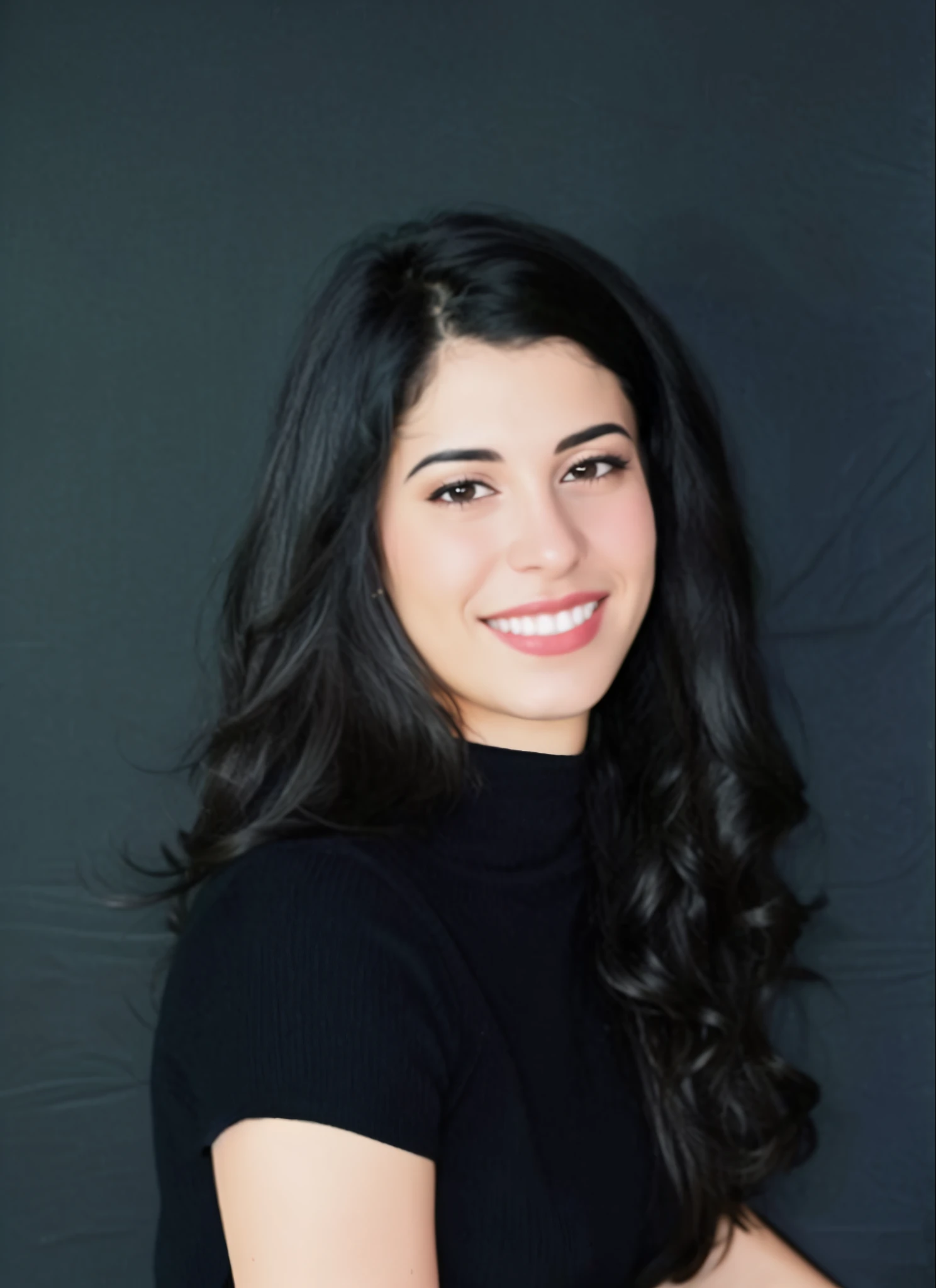 Mujer arafed con cabello largo y negro y un top negro, Cristina Kritkou, Yael Shelbia, Sara Ali, Eytan Zana, Fui chatzipanagiotou, valentina revolver, Julia Sarda, Foto de perfil de la foto de cabeza, Mina Petrovic, Elizabeth Saltzman, Kailee Mandel, alanis guillen, Foto de mujer joven