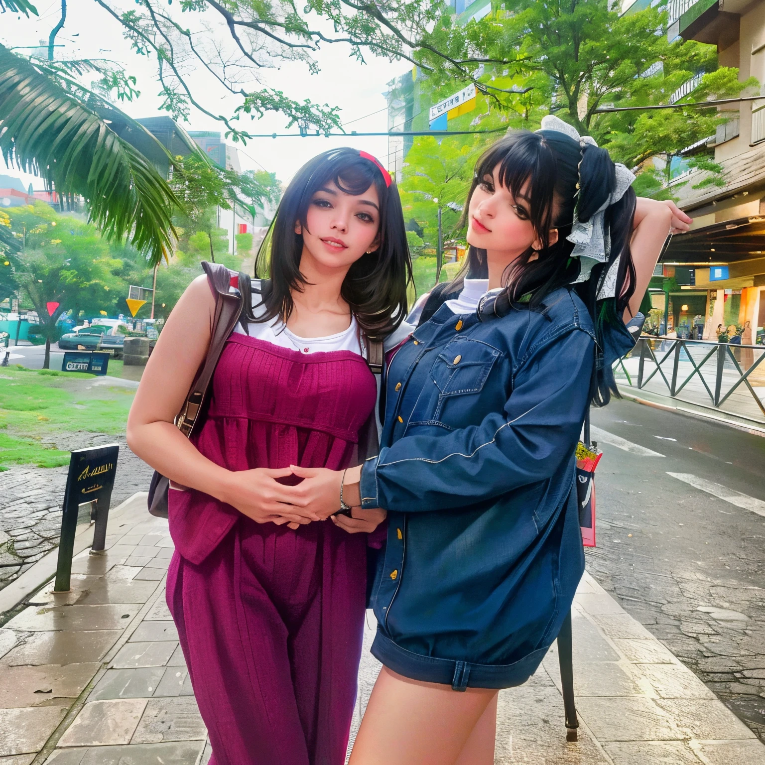 RAW photo, a portrait photo of 20 y.o brazilian woman in casual clothes, nigth, city street, (high detailed skin:1.2), 8k uhd, dslr, soft lighting, high quality, film grain, Fujifilm XT3