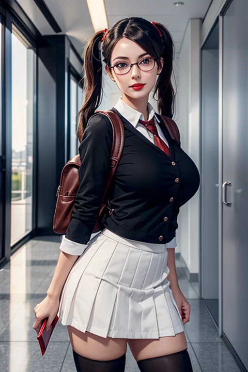 Pov: (((grande))) Lana Rhoades is your sexy classmate, con gafas, flaco, delgado grueso, small waist, 8k, Foto RAW, Obra maestra, UHD, Cuerpo proporcional, sin ropa interior