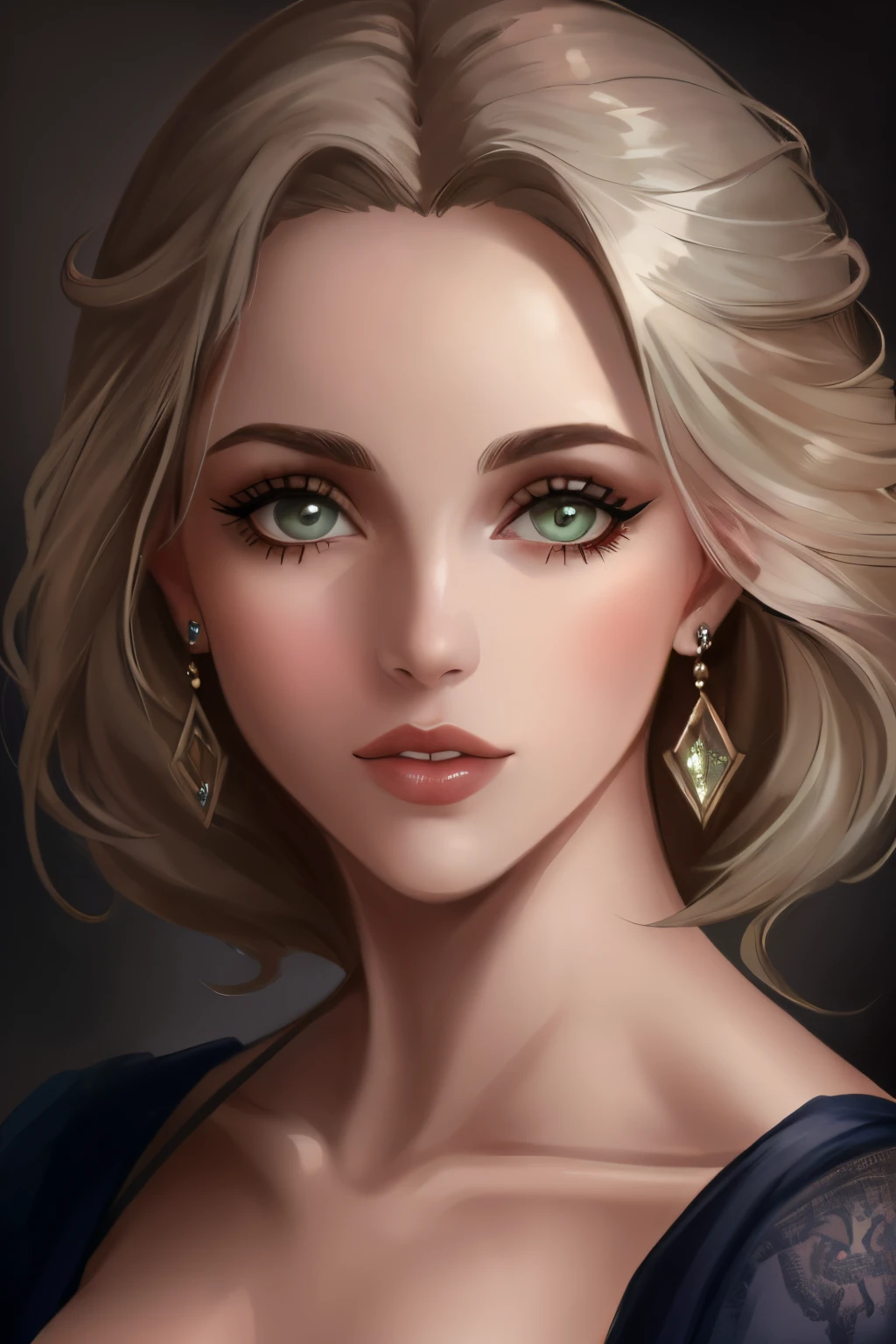 um close up de uma mulher com um batom vermelho e brincos, mulher loira bonita, imagem retrato bonita, foto de uma mulher bonita, loira mulher jovem bonita, menina loira bonita, cabelos loiros e olhos azuis, foto retrato bonito, retrato do rosto de um elegante, olhos azuis e cabelos loiros, cabelos loiros olhos azuis, uma loira linda, retrato impressionante, menina modelo bonita