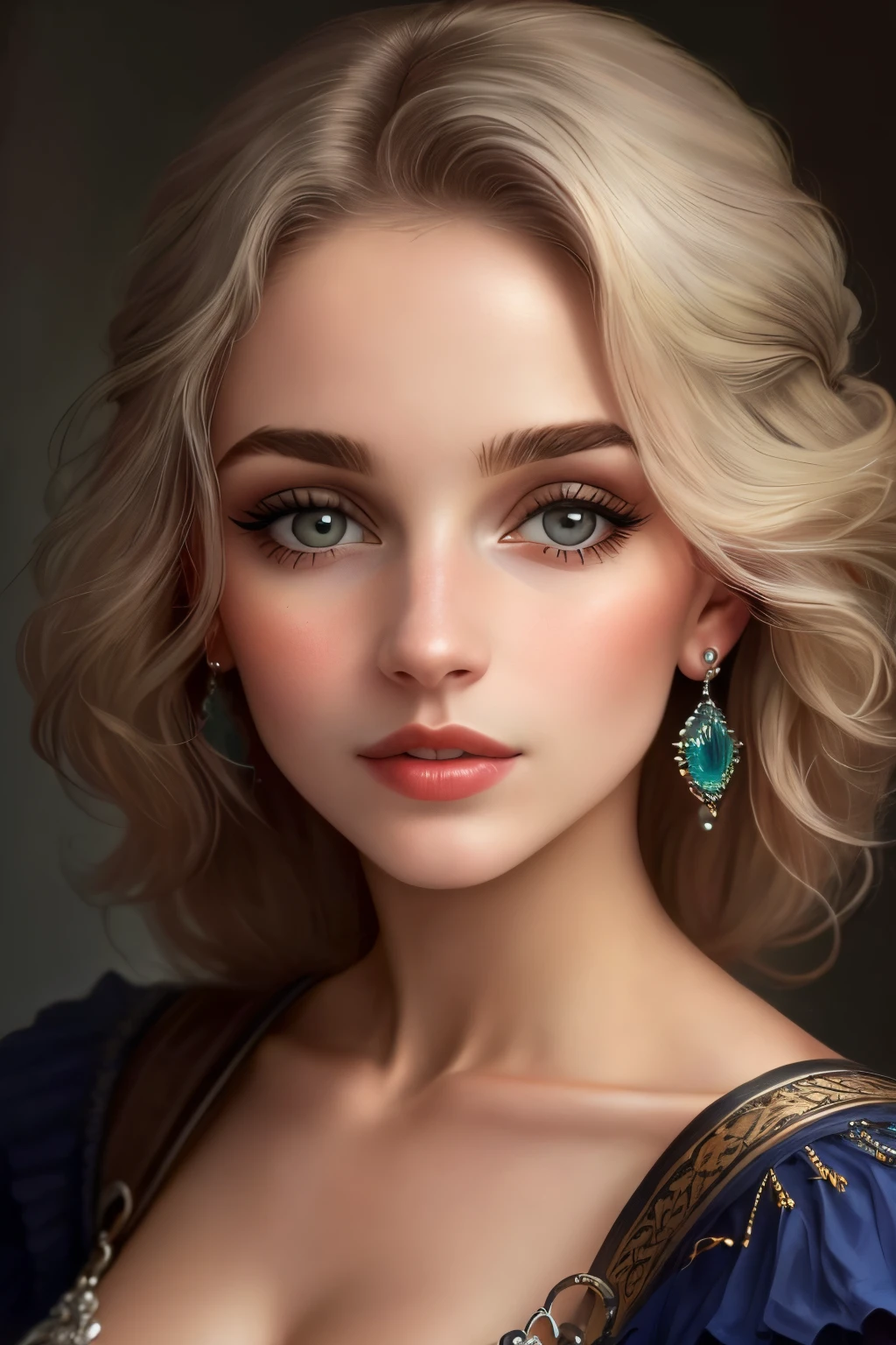 Beautiful Dickensian woman.  Innocent.  But with hidden sultriness. with hair that is coarse, wiry, and tightly curled. It often has a rough texture, feels stiff to the touch, and may be prone to frizz and tangling. The curls can be densely packed. . The Official Art – An Award-Winning Digital Masterpiece In 4K Ultra HD, Extreme Detail And Intricate Realism. This Concept Art Brought To Life By The Hands Of Artists Like Wlop & Artgerm In A Stunning 2D Vector Illustration. Paige Renee Spiranac. LArge, perky, full, well shaped pleasing breasts. Background is a panoramic vista.
