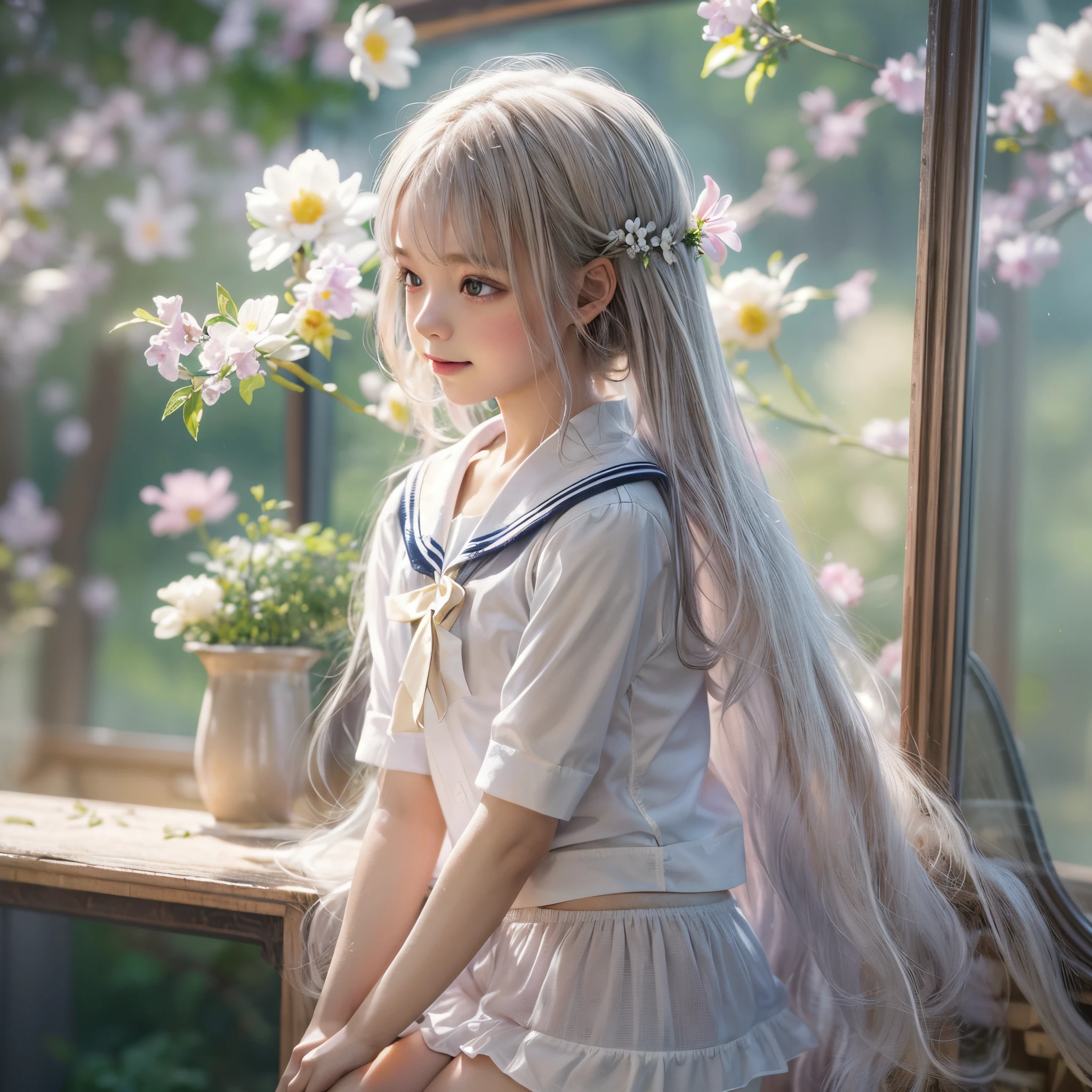 ((David Hamilton:1.37, White and vivid colors))、(Tiny Oppai-Loli Twins:1.37)、{(Dynamic-angle)|(from side)|(from back)|(from below:1.2)}、{(((Kissing face to face)))|(Standing Full Body:1.2)|Wide Shot}、{(Floating hair:1.2)|(Strong wind)|(Ass focus)}、8K best quality、((Masterpiece:1.2、Photo-realistic:1.4)), { kodachrome | realistic | photorealistic | RAW }、((Detailed KAWAII Face、Detailed glistening ivory skin))、Extremely Detailed、Smooth shading、{Zoom Layer|clear focused}、Soft Lighting with many Follow lights、{Childish|Gigantic Cleavage:1.37}、((school uniform with white tiny panties:1.37))、{Flowers|Flower wreath|ssmile|perplexed|seductiv|Different types of hair colors}、{(Light Particles:1.2)|(Lens Flare)|(Luminescent Particles:0.6)}、{Forest Lakeside|Lakeside Cottage|Before dawn|magic hour|morning glow|foggy}、{ Whole Body proportions and all limbs are anatomically accurate | no extra limbs } .