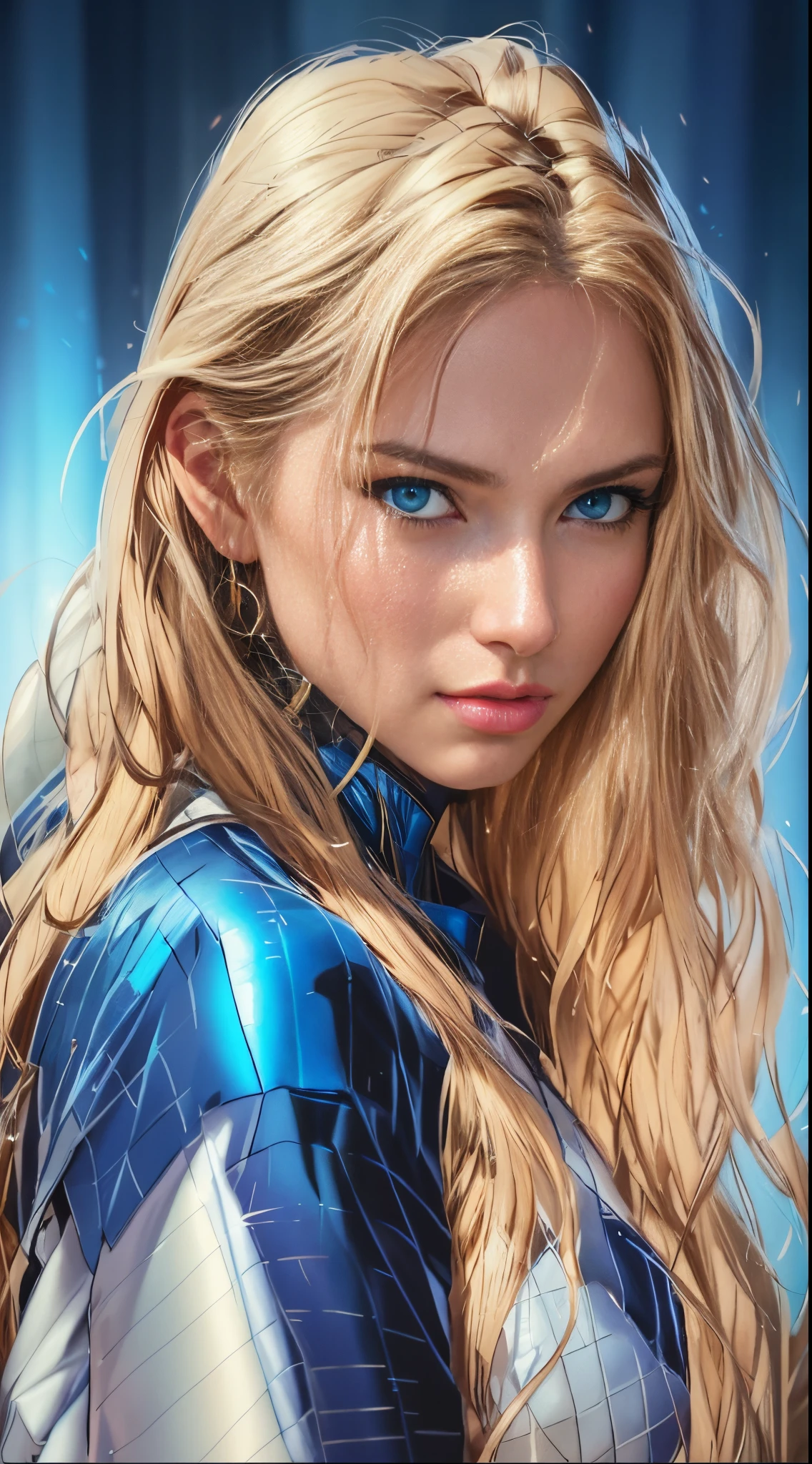 a drawing of a woman with long hair and blue eyes, beautiful comic art, comic drawing style, martin ansin artwork portrait, great digital art with details, comics style art, beautiful drawing style, epic portrait illustration, beautiful line art, 4k detailed digital art, by Raymond Han, striking detailed artstyle, by João Artur da Silva, martin ansin