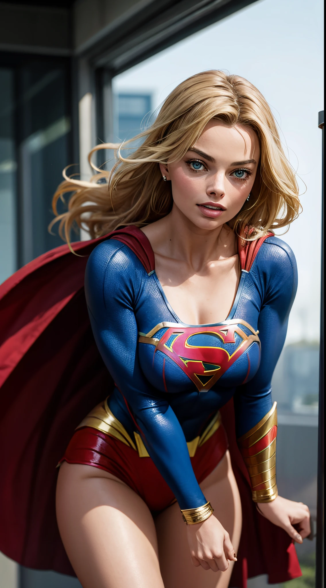 Margot Robbie as supergirl