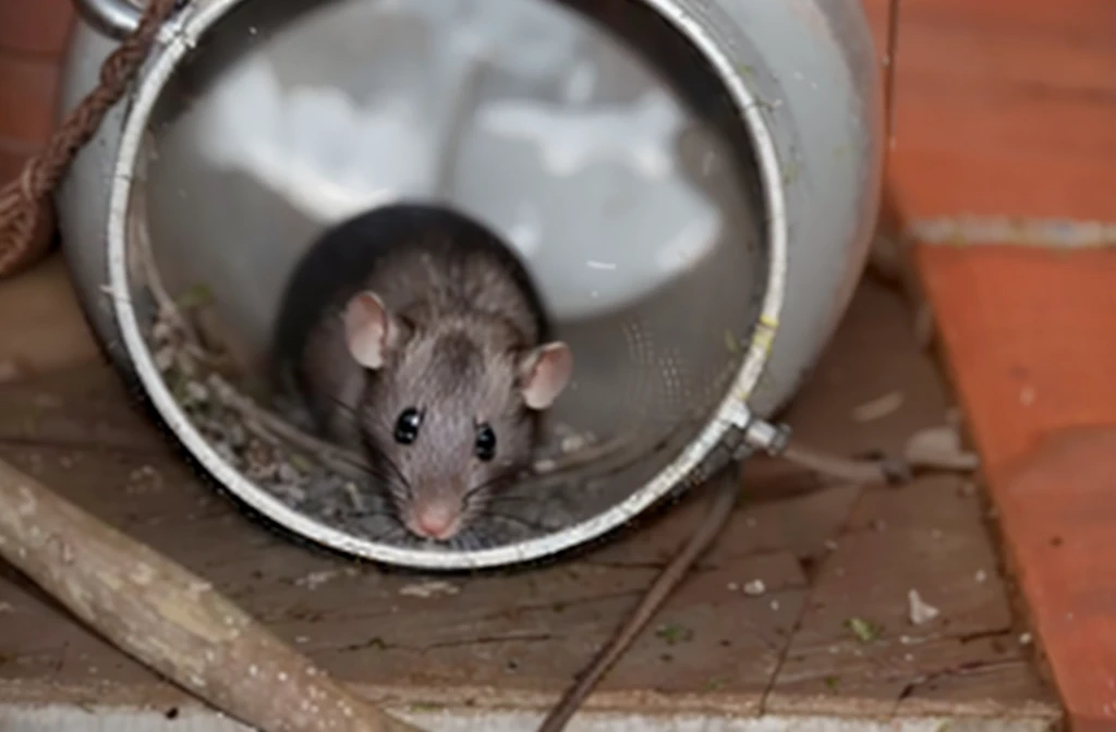 there is a mouse sitting inside a metal bucket, Ratos!!, roedor, Ratos, ratoos sujos, an anthropomorphic ratoo, anthropomorphic ratoo, rato, ratoo colossal, em forma de ratoo, ratoo, poeira e ratoos, Advice is given, conspiracionista local, rastejando em um cano de esgoto molhado, foto do rato. MELHORAR QUALIDADE, 4K, MELHORAR IMAGEM DEIXAR MAIS LIMPAR