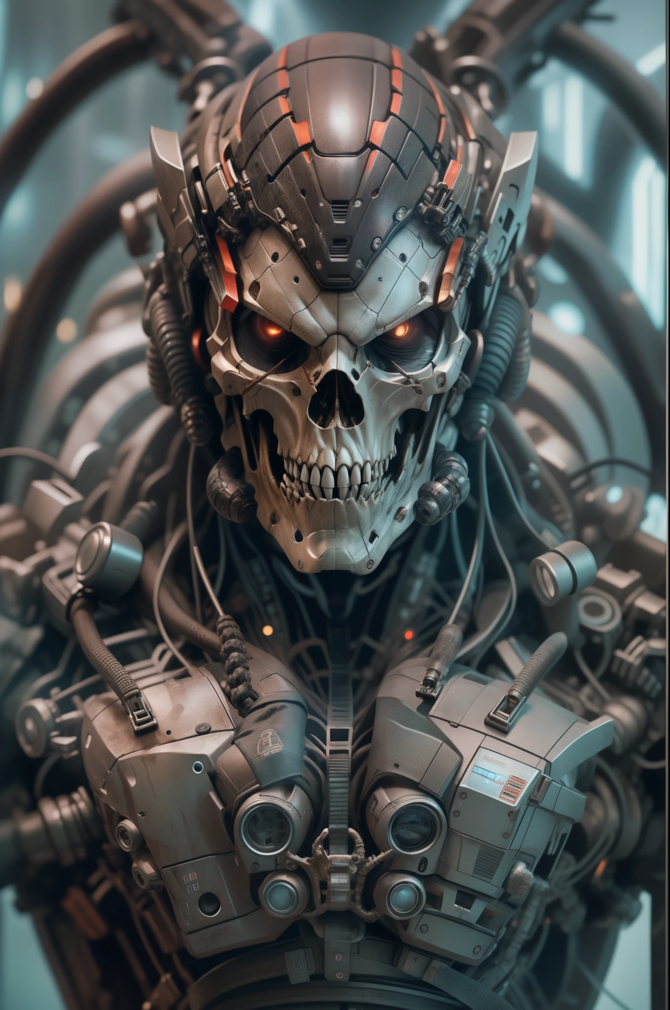 TiagoTurilli, man, realistic look, white hair, white beard, using gray magic, whole male robotic body in cyberpumk style, walking to a photo, short black hair, close-up portrait photo, handsome man, profile photograph, a portrait of rahul kohli, detailed portrait photo, by Zahari Zograf, beach background in Dubai, ultra realistic, 8k
