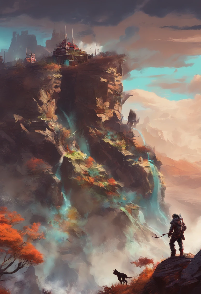 (best quality,8k,highres,masterpiece:1.2),detailed,complex,realistic,sharp focus,Texas Shepherd dog,bold ink splash art, mesmerizing,art station,vivid colors,contour,epic Instagram,unreal engine, dreamlike,complex details,launch screen,complementary colors,fantasy concept art,oil painting,impactful,paint drips,ink splash art