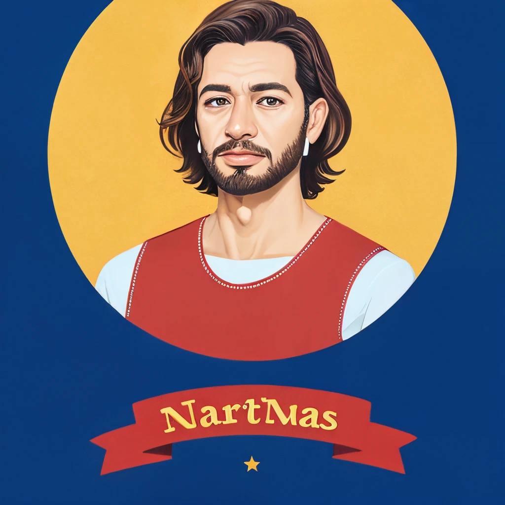 Arte digital sobre o natal