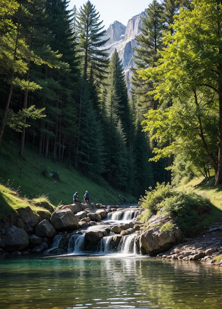 Alternating scenes of challenges and moments of overcoming in people’s lives-nature photography - HD photography - beautiful landscape - realistic and natural