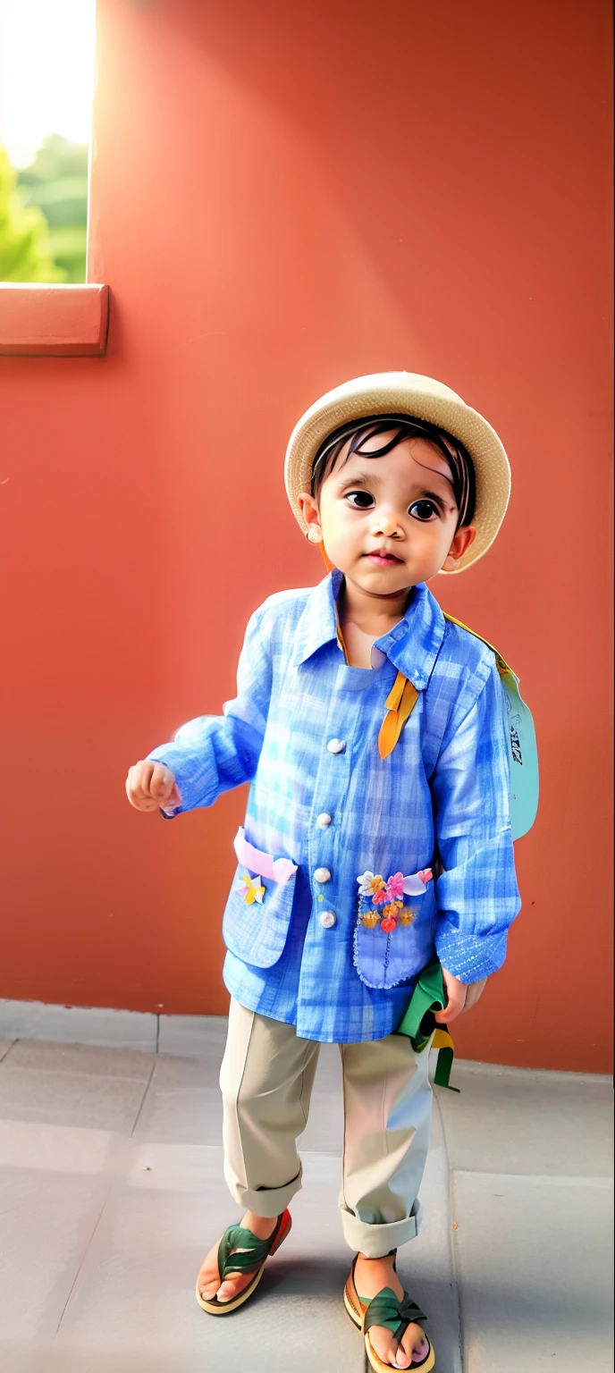 Child dressed for June festival