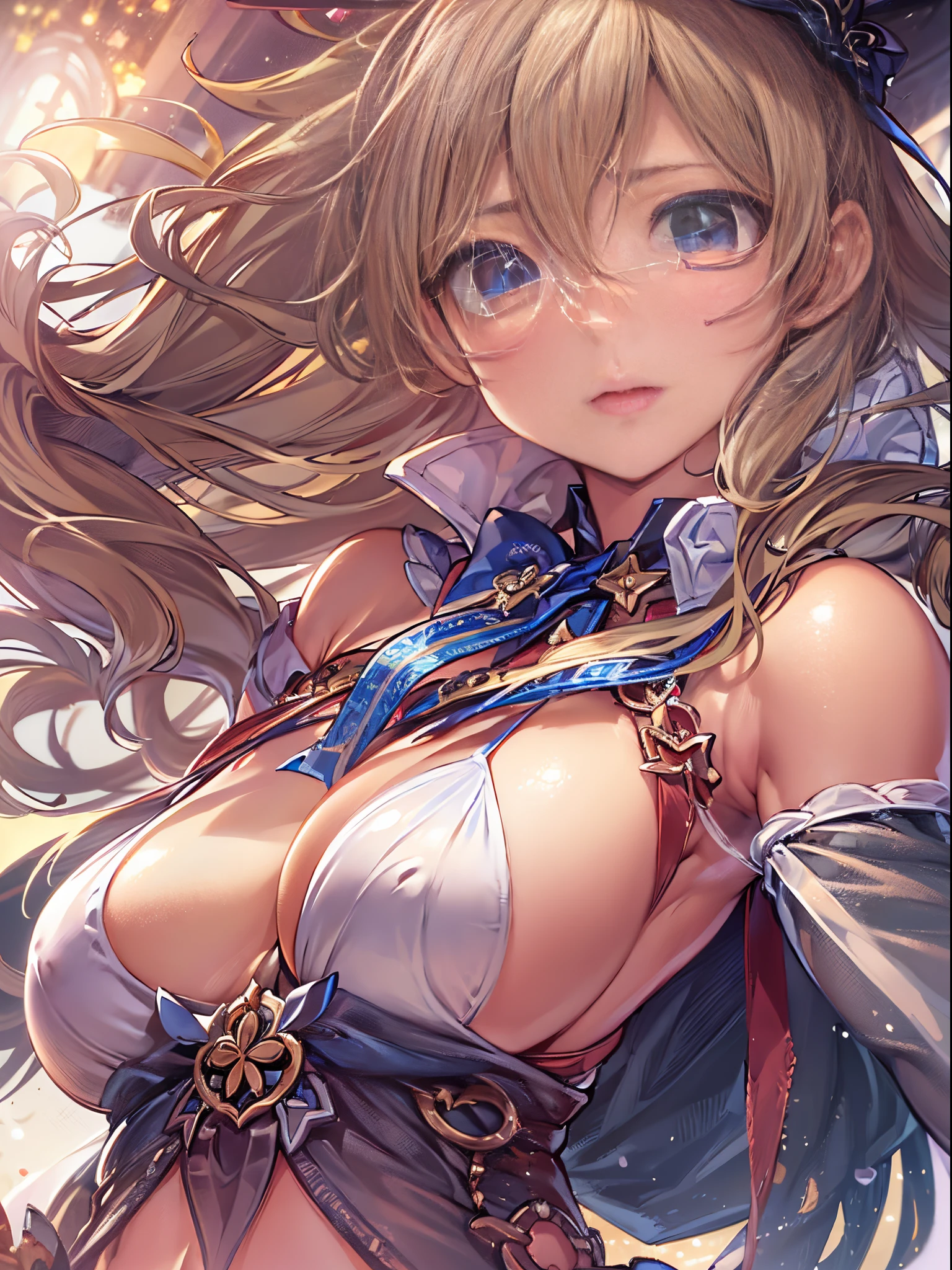 1girl in, lightsmile, Shiny skin, Best Quality, masutepiece, (Game CG:1.4), NSFW, Detailed beautiful face and eyes,爆乳、Lingerie with a small area, sailorvenus, I could feel the battle, Serious, Cowboy Shot、large full breasts、Full Moon Night、starrysky、((Best Quality)), (Ultra-detailed), (extremely detailed CG unified 8k wallpaper), Highly detailed, High-definition raw color photos, Professional Photography, ((Beautiful big breasts)), Amazing face and eyes, (Uniform with open chest), (See-through panties:1.2),、、 giantess art, a macro giantess, highly detailed giantess shot, giantess shot,, highly detailed giantess shot, , bottom shot, turned around、