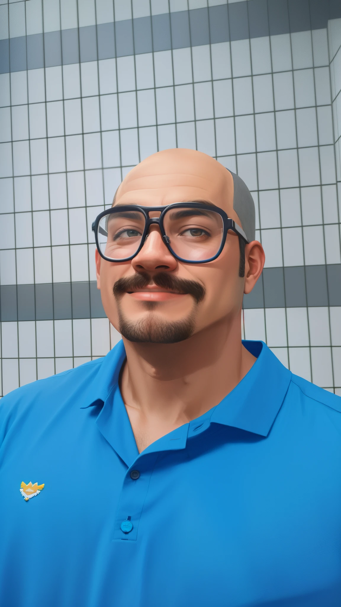 homem sorridente de camisa azul, with nerd glasses, henry ascensio, Joel Torres, david rios ferreira, man with glasses, andres rios, taken in the early 2020s, john romita senior, Mohamed Chahin, David Villegas, Carlos Ortega Elizalde