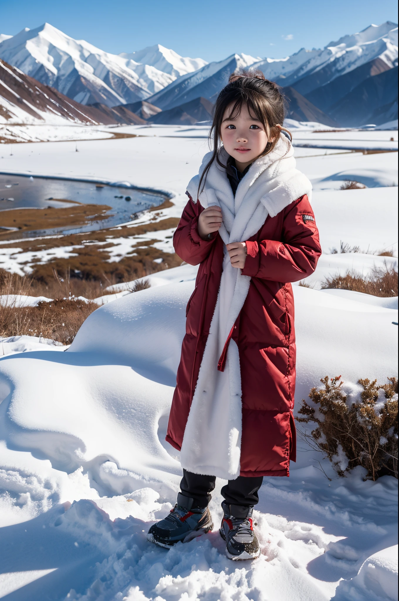 Snowy Qilian Mountains，A  from a herdsman’s family，A lot of yaks