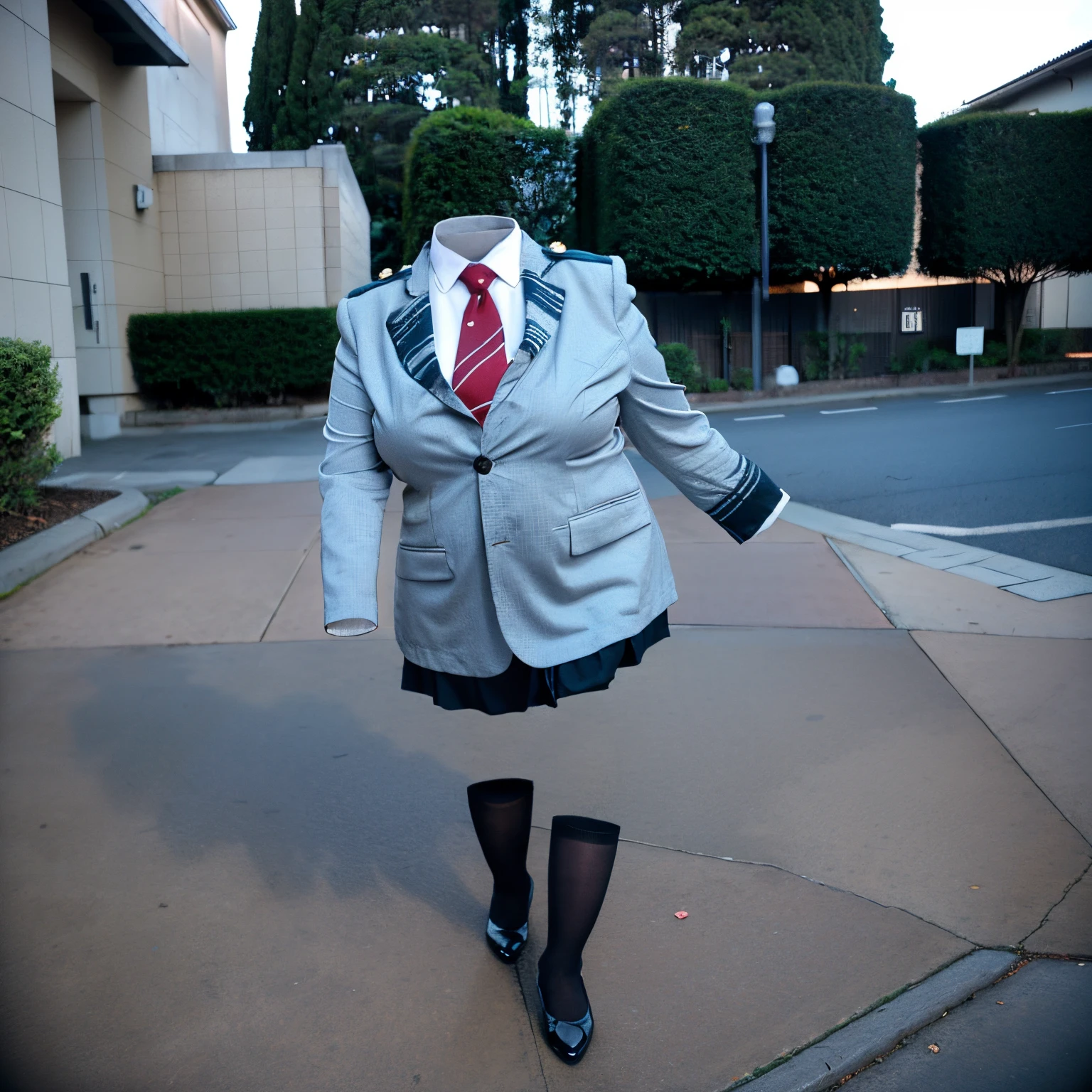 chubby, fat, school uniform, school tie, going home from school, (Seductive pose), (invisible:1.5, no humans:1.5, headless:1.5, faceless:1.5), (cute big breasts), (close-up shot of breasts), (8k, RAW photo, best quality, masterpiece:1.2), (realistic, photo-realistic:1.37), photon mapping, radiosity, ((Hasselblad photography)), physically-based rendering